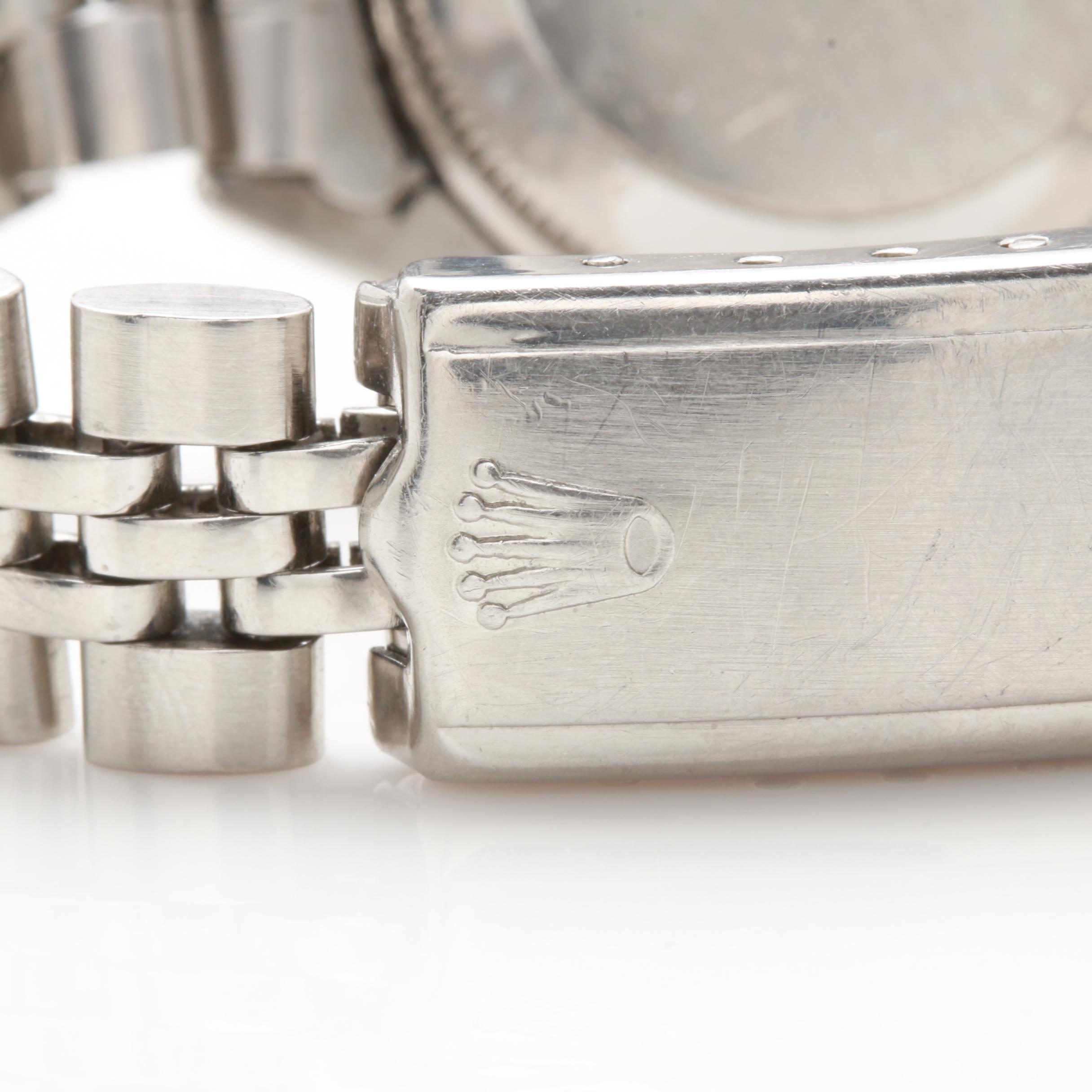 Rolex Oyster Perpetual Date Stainless Steel Watch with Date Window