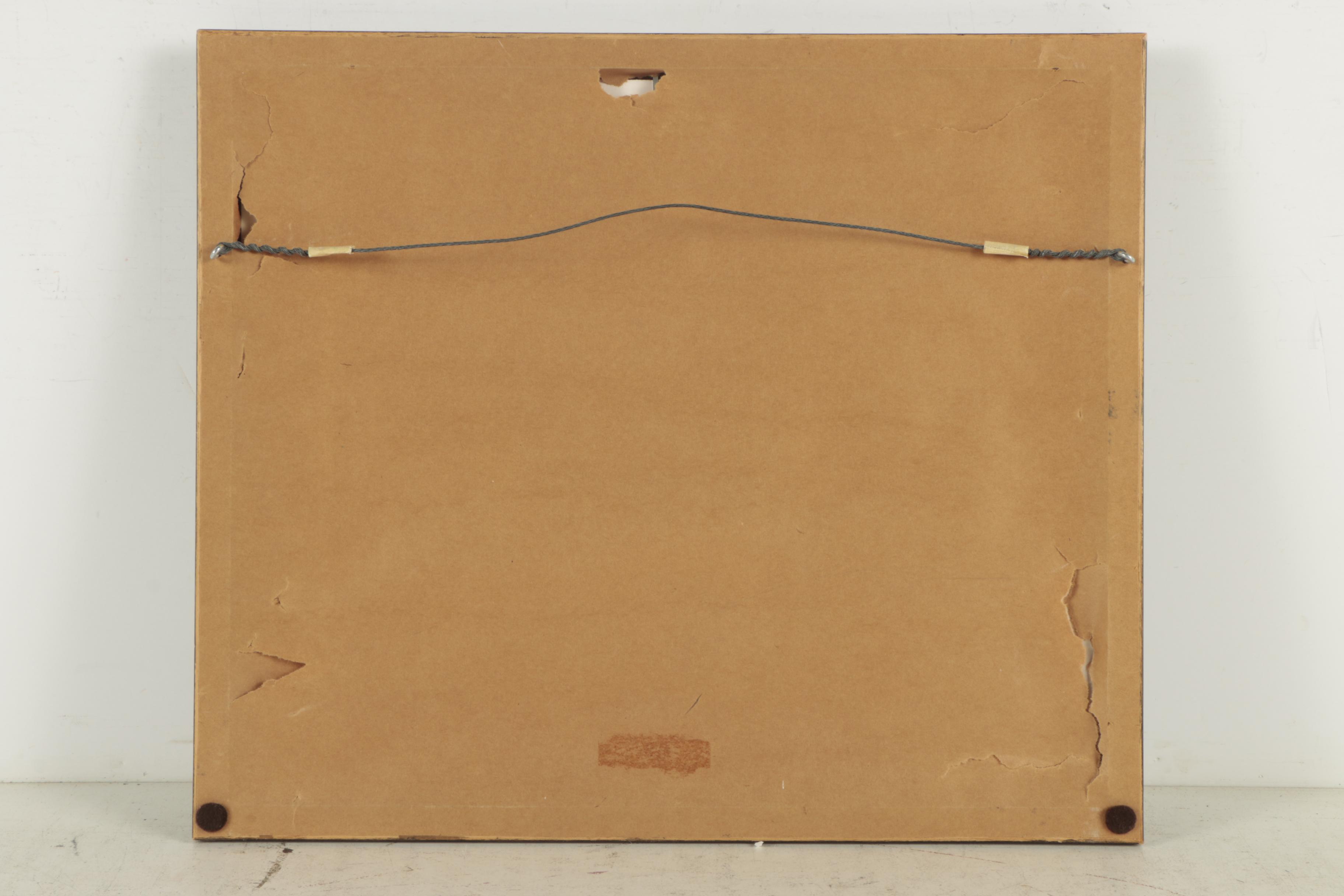 Kathleen Cantin 1987 Color Etching "Deep Snow"