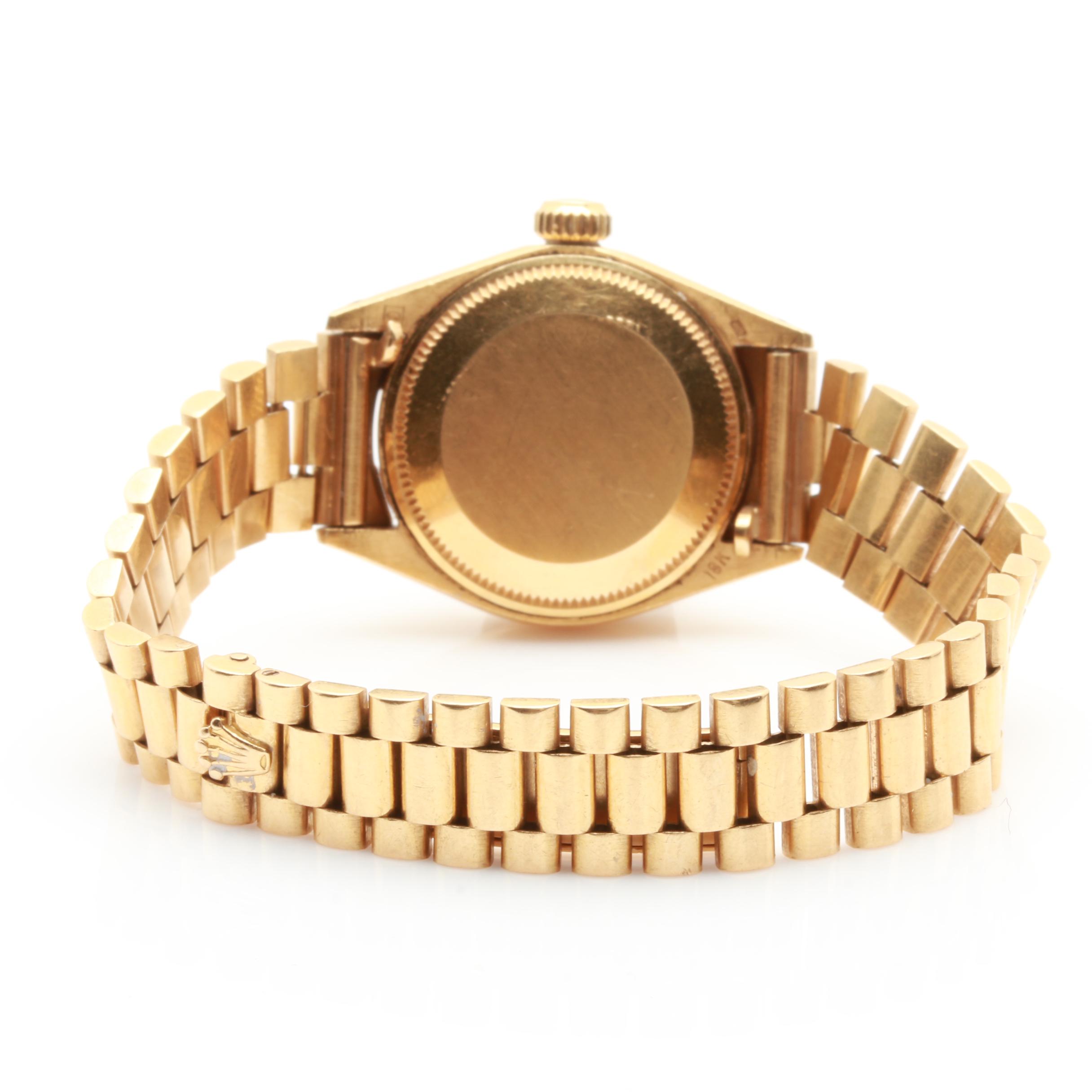 Rolex 18K Yellow Gold Presidential Watch