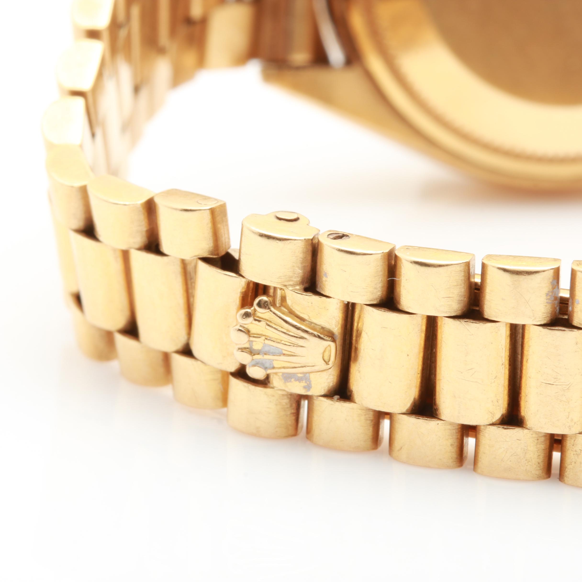 Rolex 18K Yellow Gold Presidential Watch