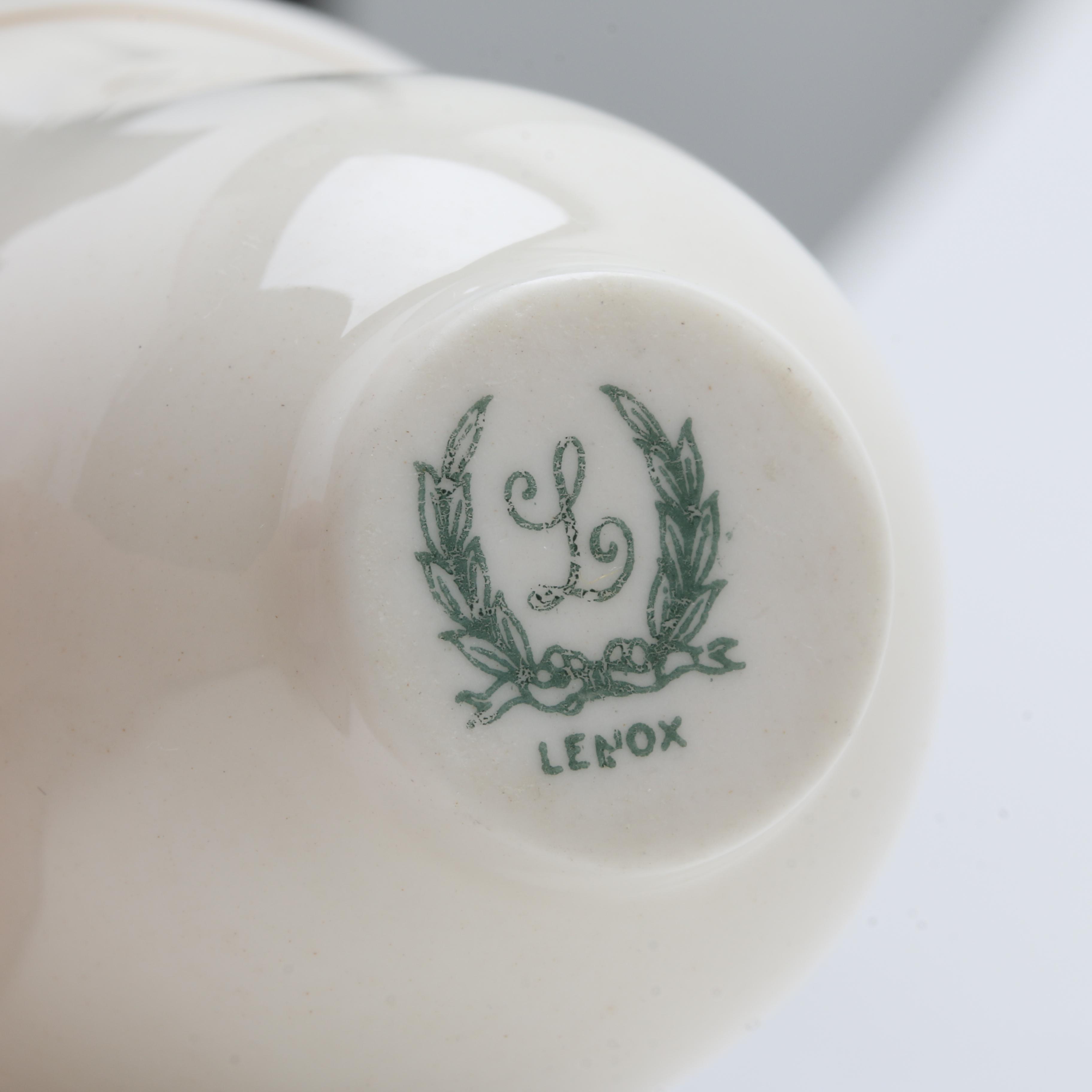 Bailey, Banks and Biddle Sterling Demitasse Cups with Lenox Cups