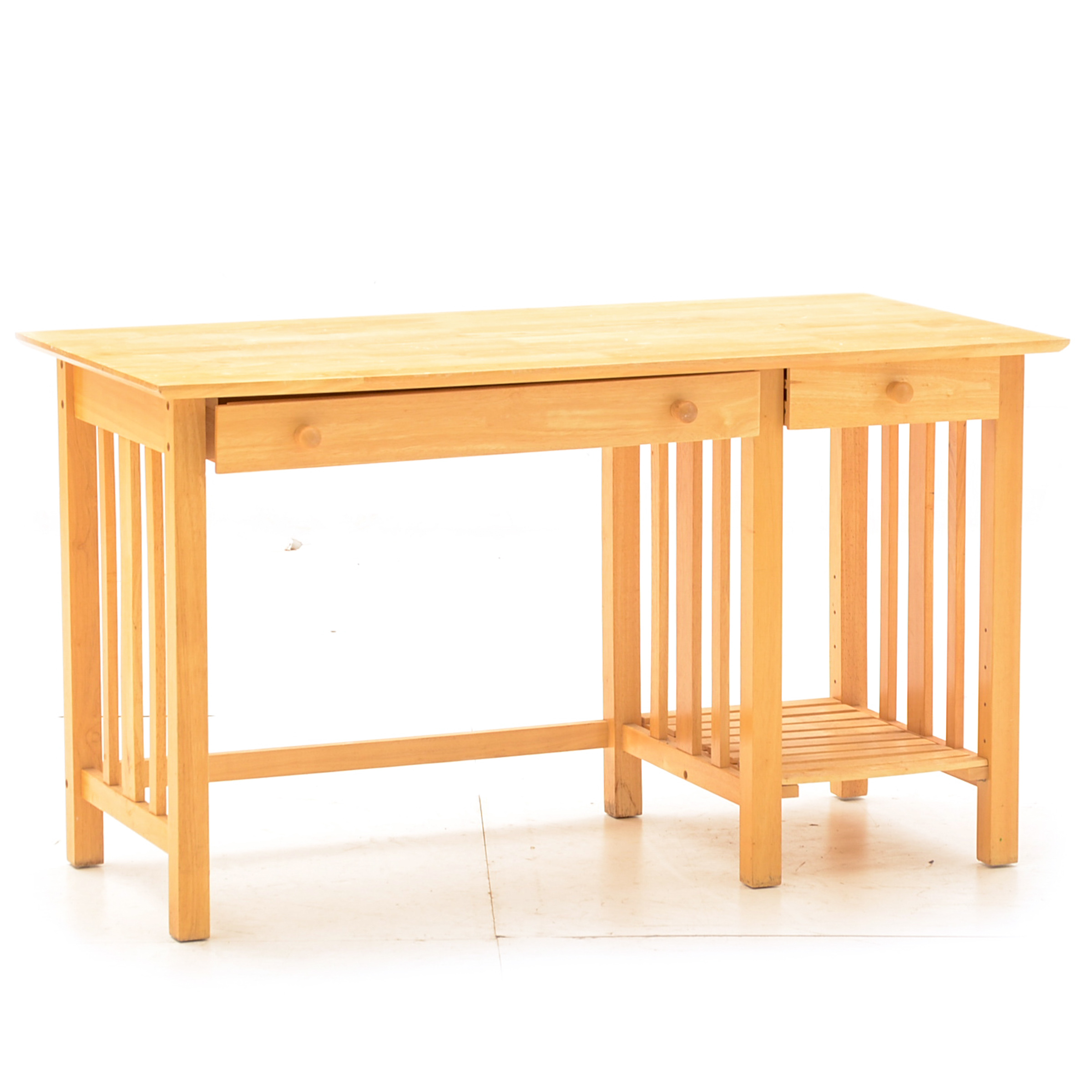 Mission Style Computer Table