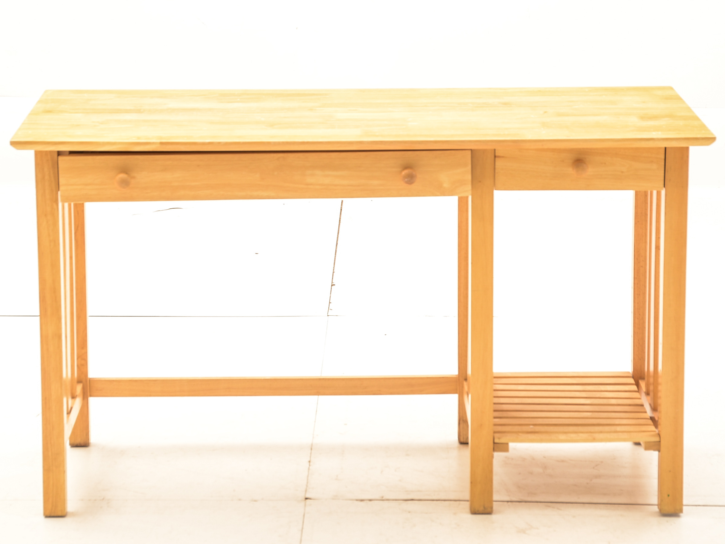 Mission Style Computer Table