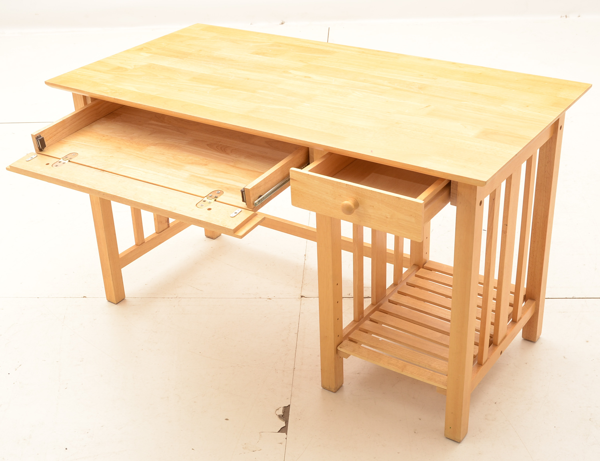 Mission Style Computer Table