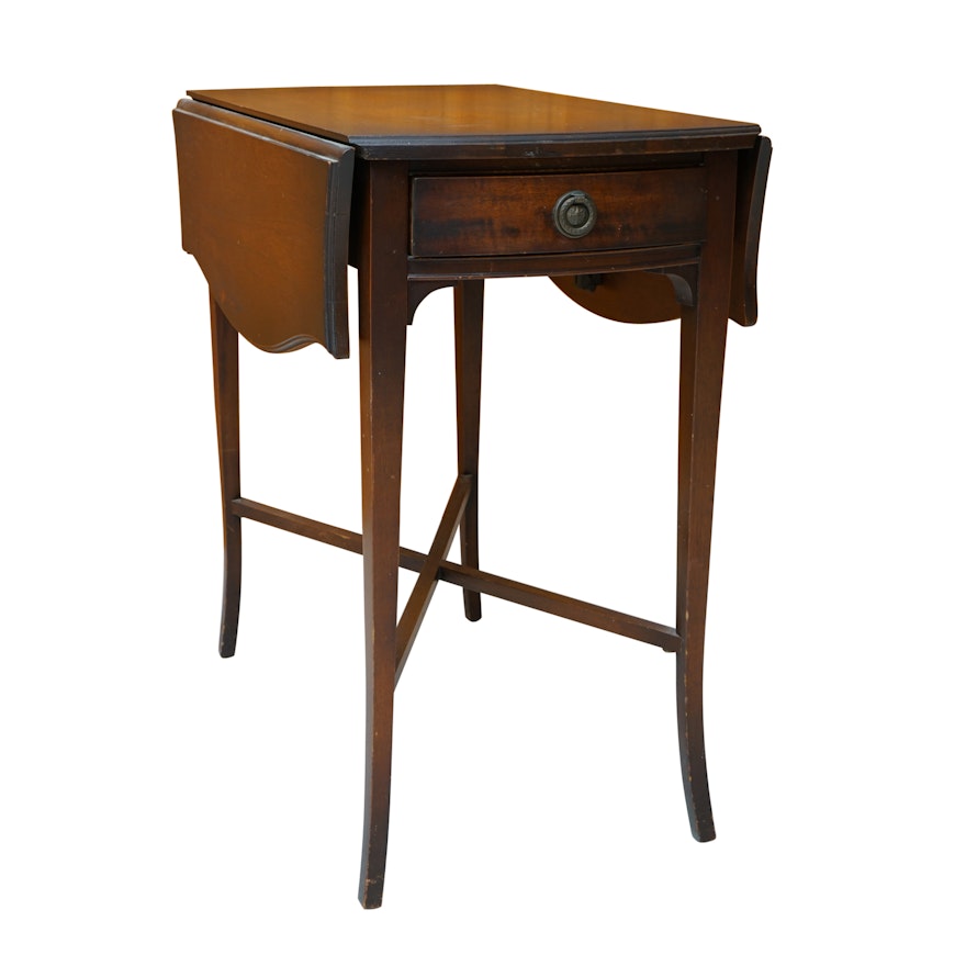 Mahogany Pembroke Style Table by Imperial Furniture