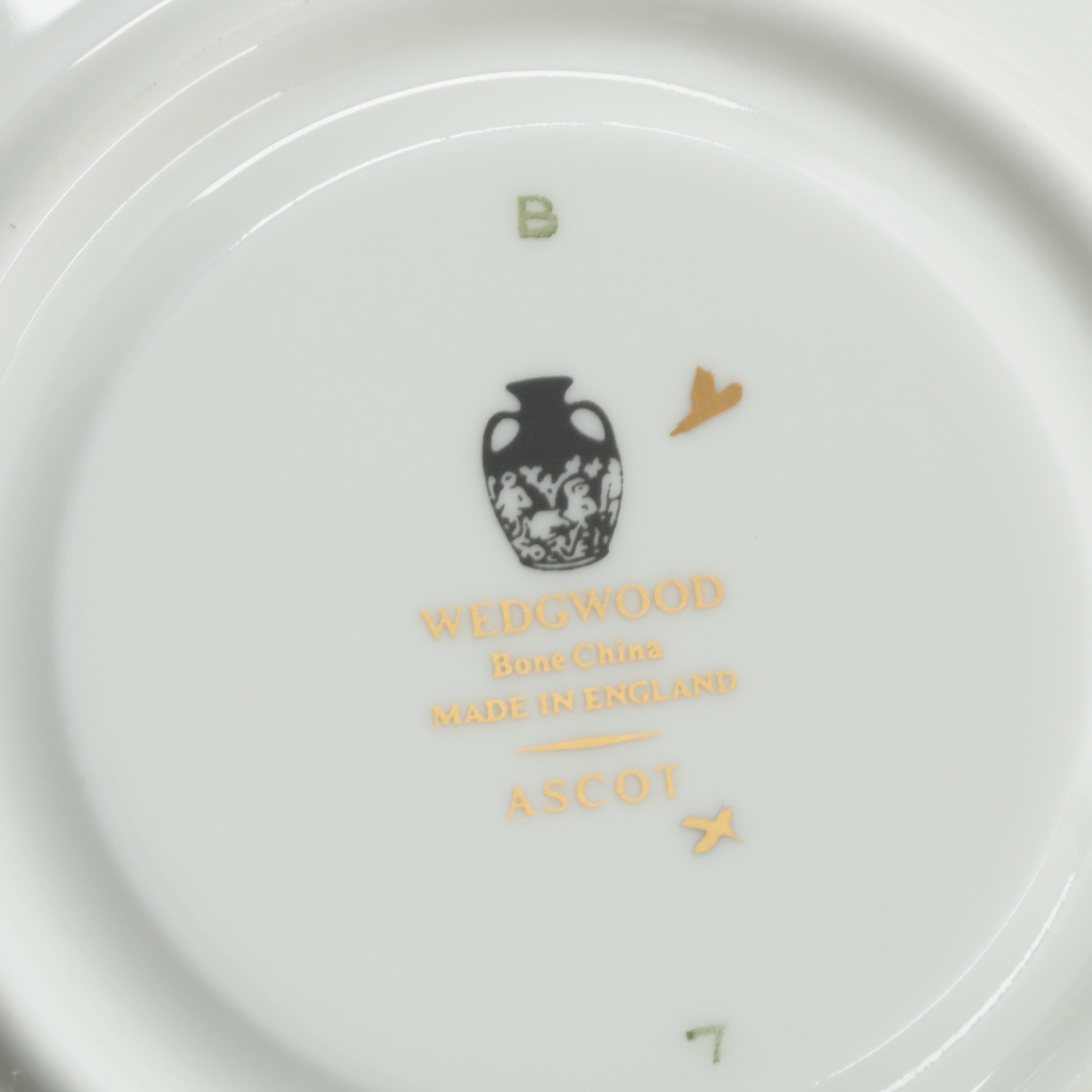 Wedgwood "Ascot" China, Service for Twelve