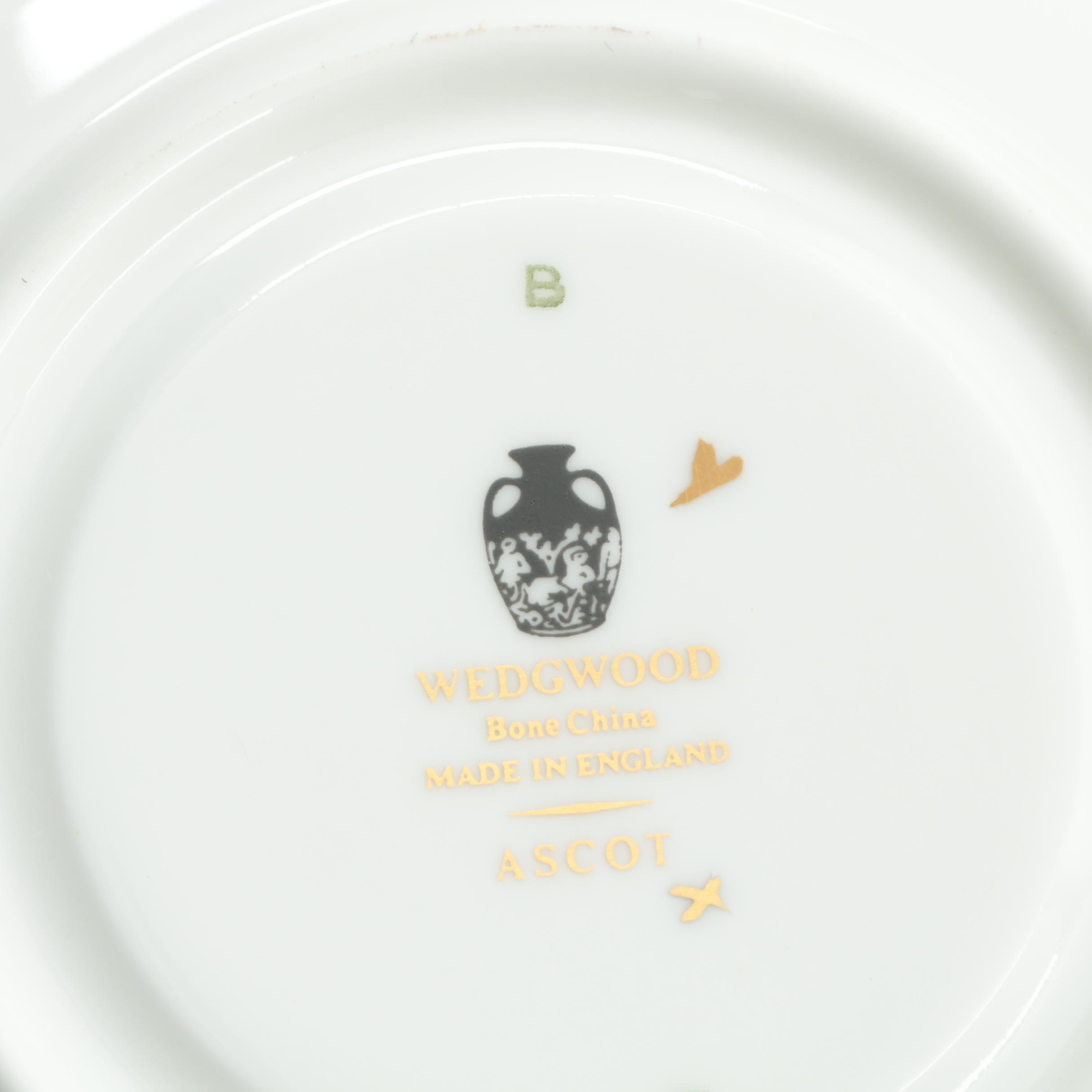 Wedgwood "Ascot" China, Service for Twelve