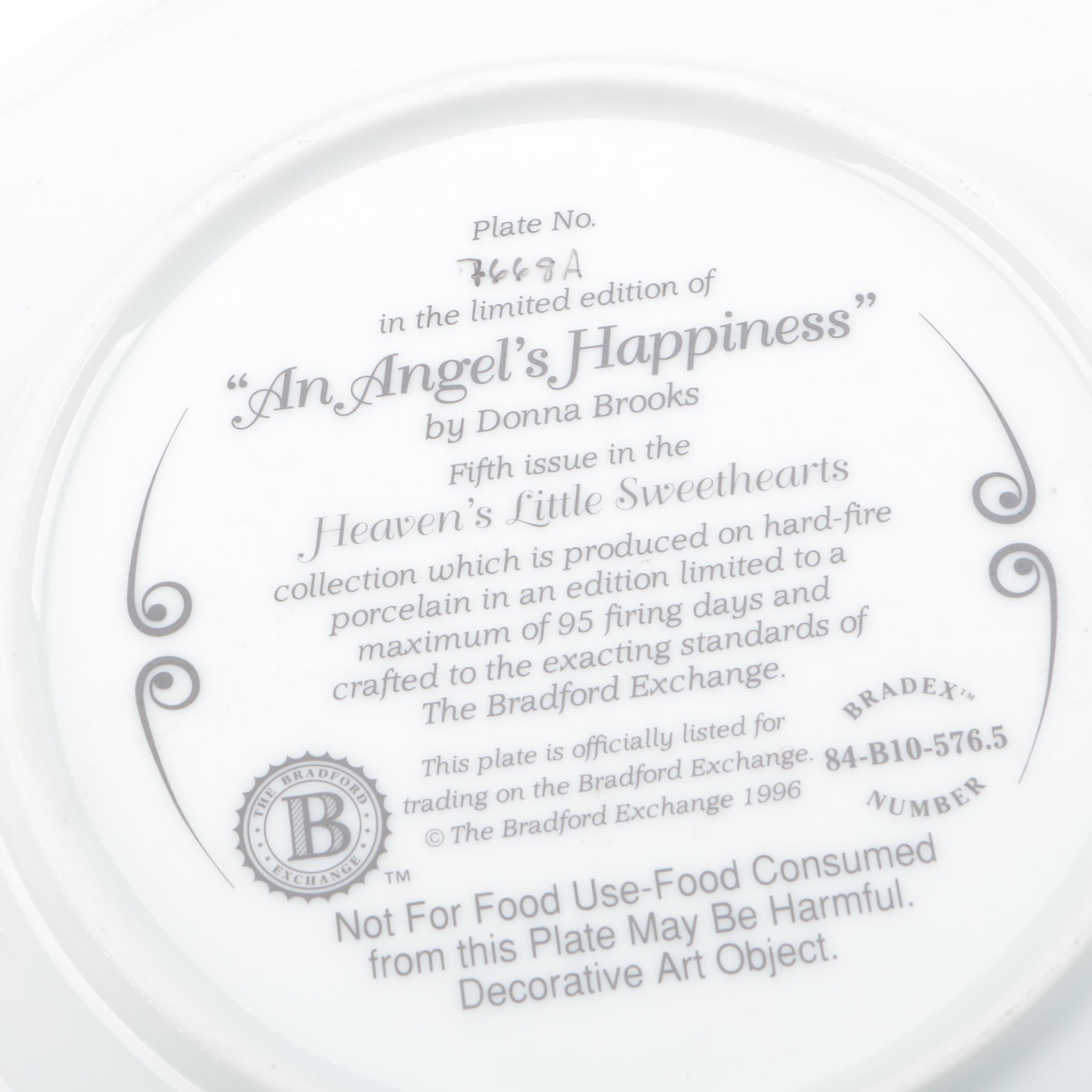 Bradford Exchange "Heaven's Little Sweethearts" Limited Edition Plates
