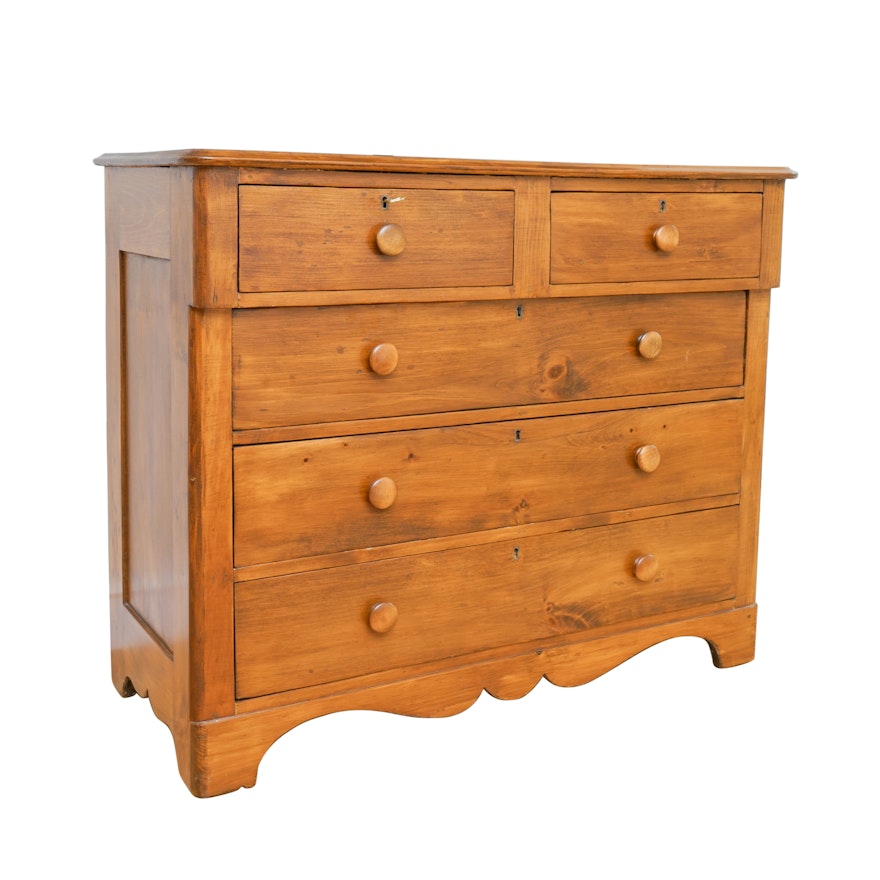 Antique Pine Chest of Drawers