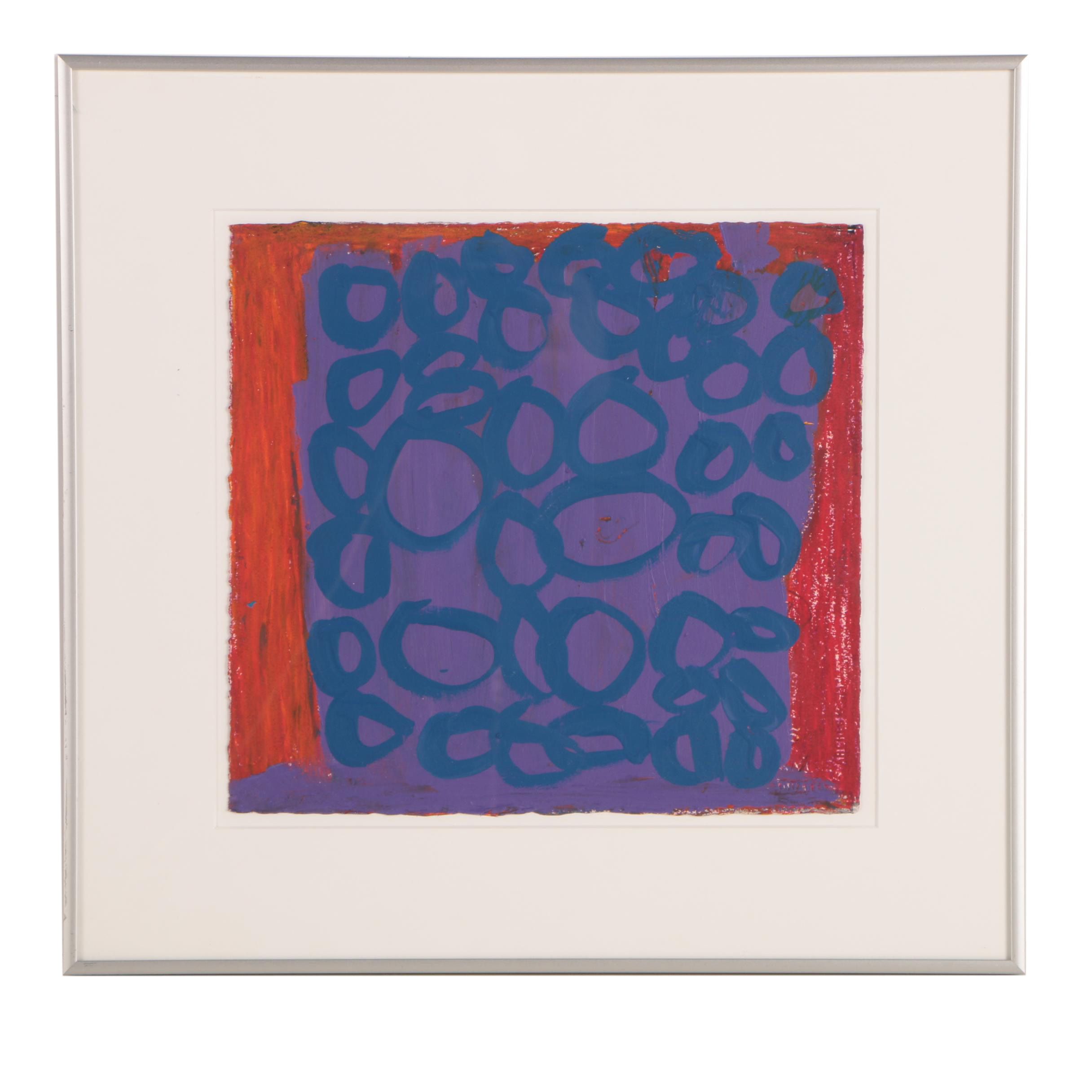 Donna Johnson Abstract Mixed Media Painting