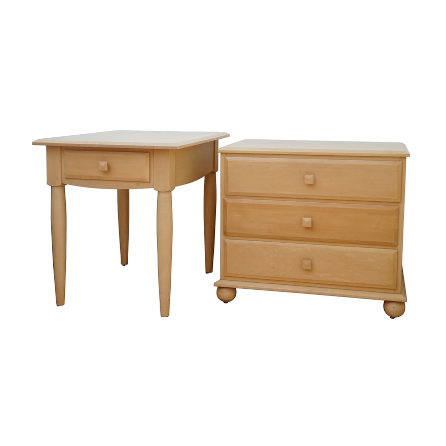 Ethan Allen Nightstand and Side Table