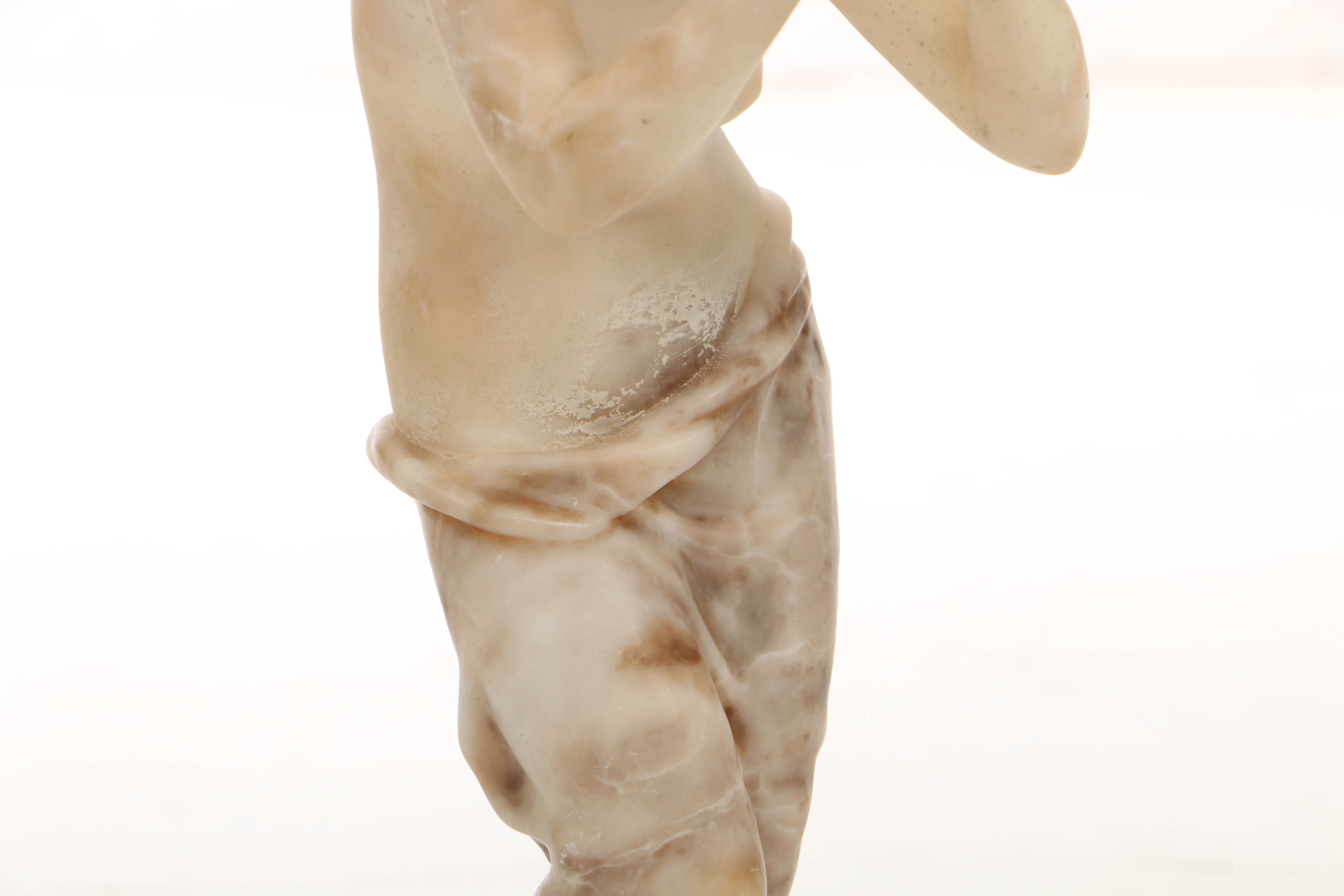Victor Heinrich Seifert Alabaster Sculpture "Trinkende"