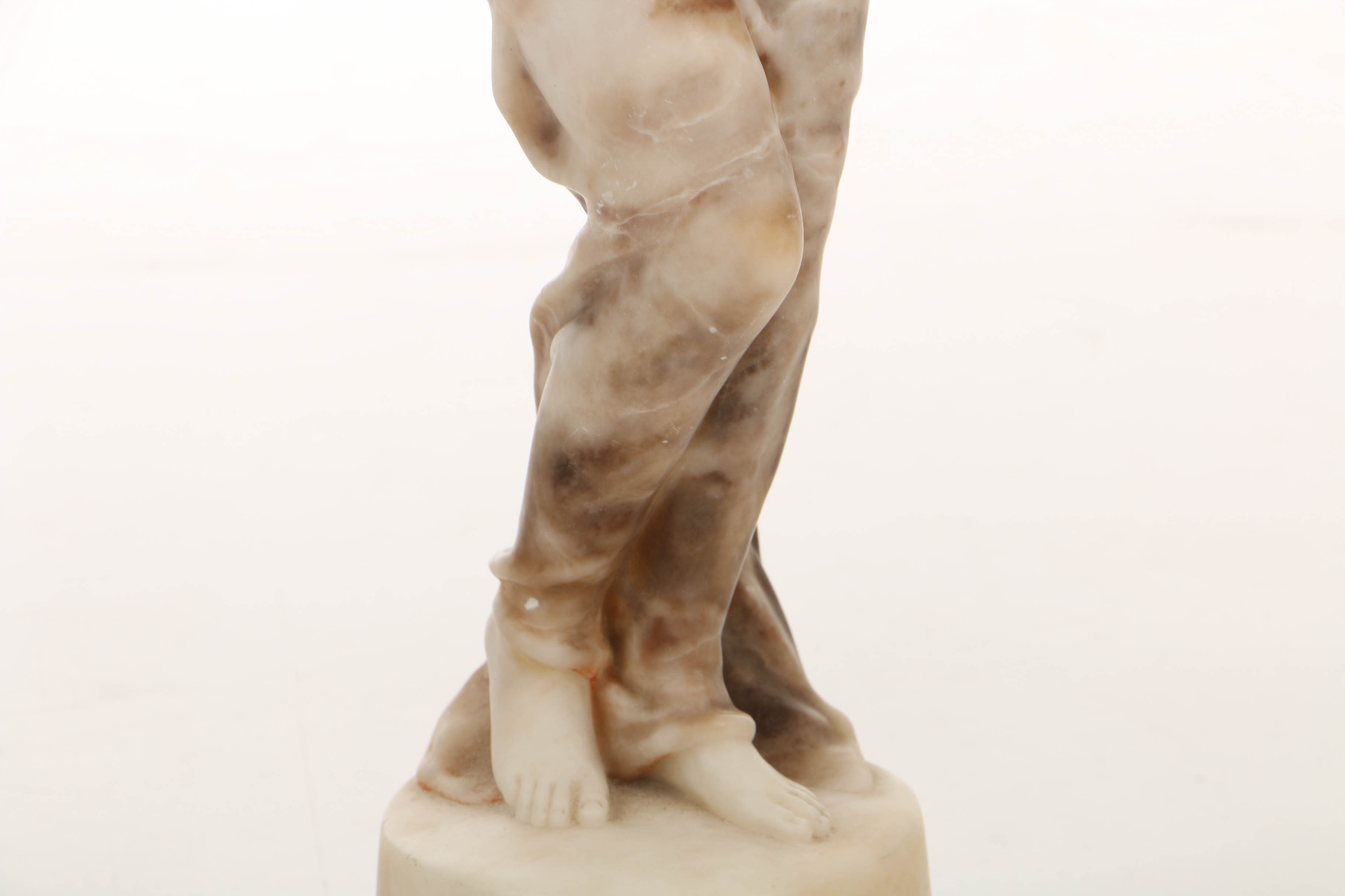 Victor Heinrich Seifert Alabaster Sculpture "Trinkende"