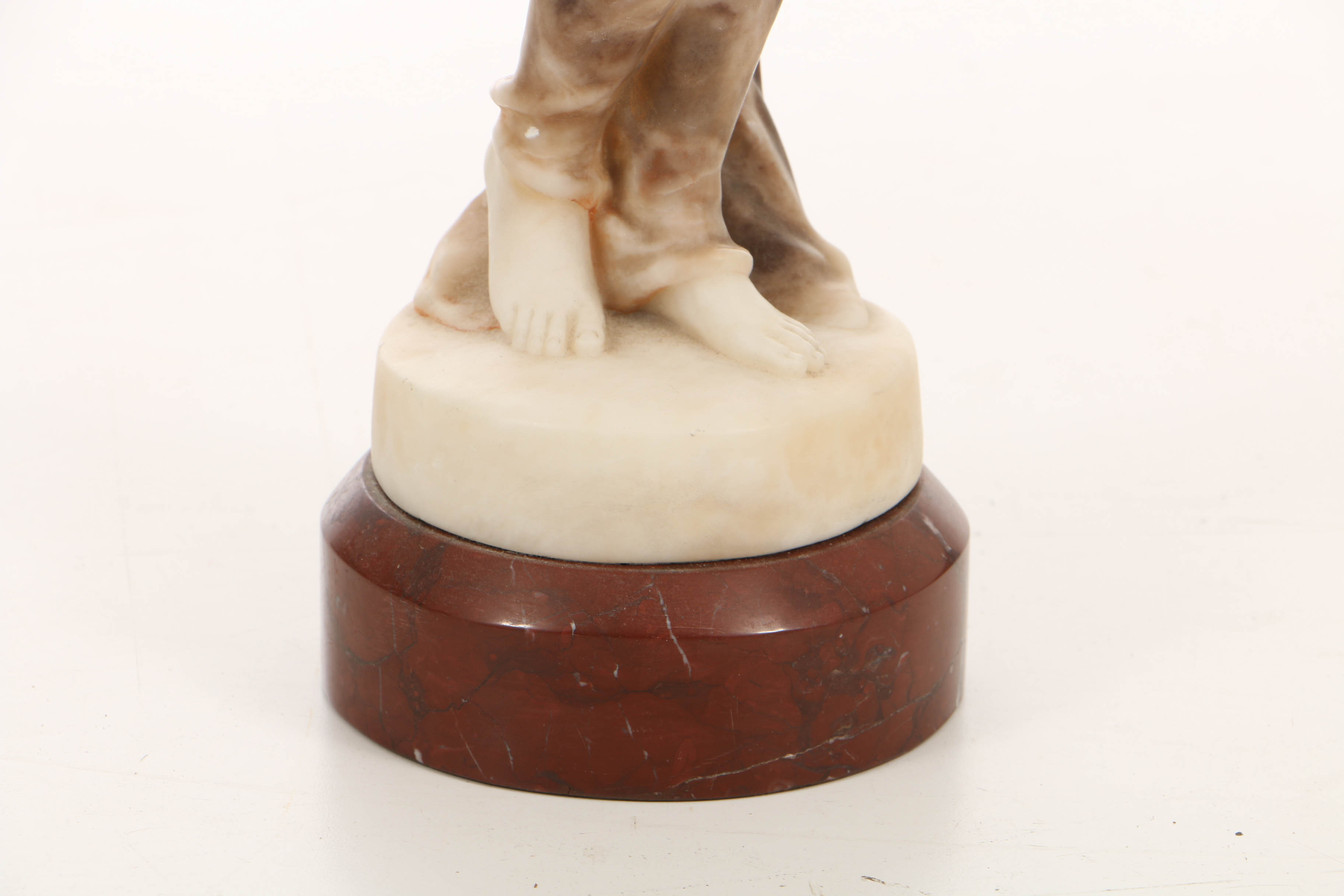 Victor Heinrich Seifert Alabaster Sculpture "Trinkende"