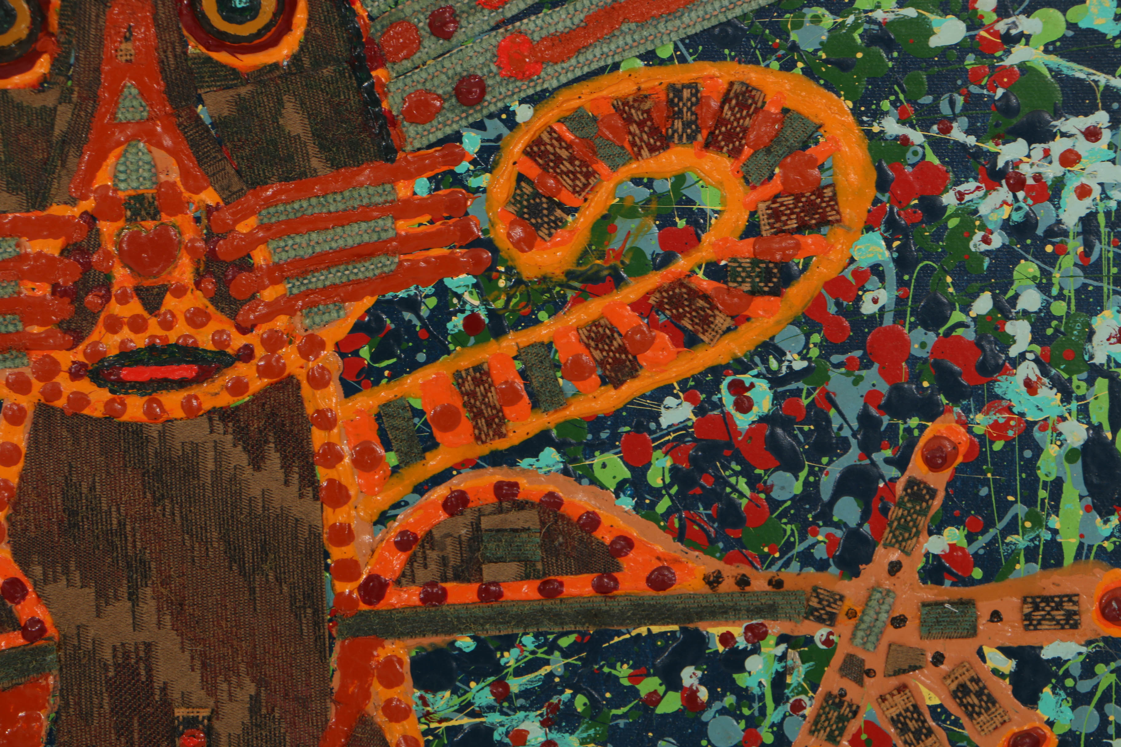 Norman Scott "Butch" Quinn Mixed Media on Canvas