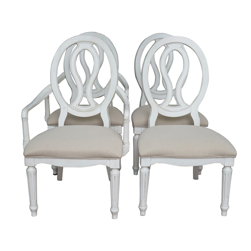 Set of Four Contemporary Sheraton Style Dining Chairs by Universal