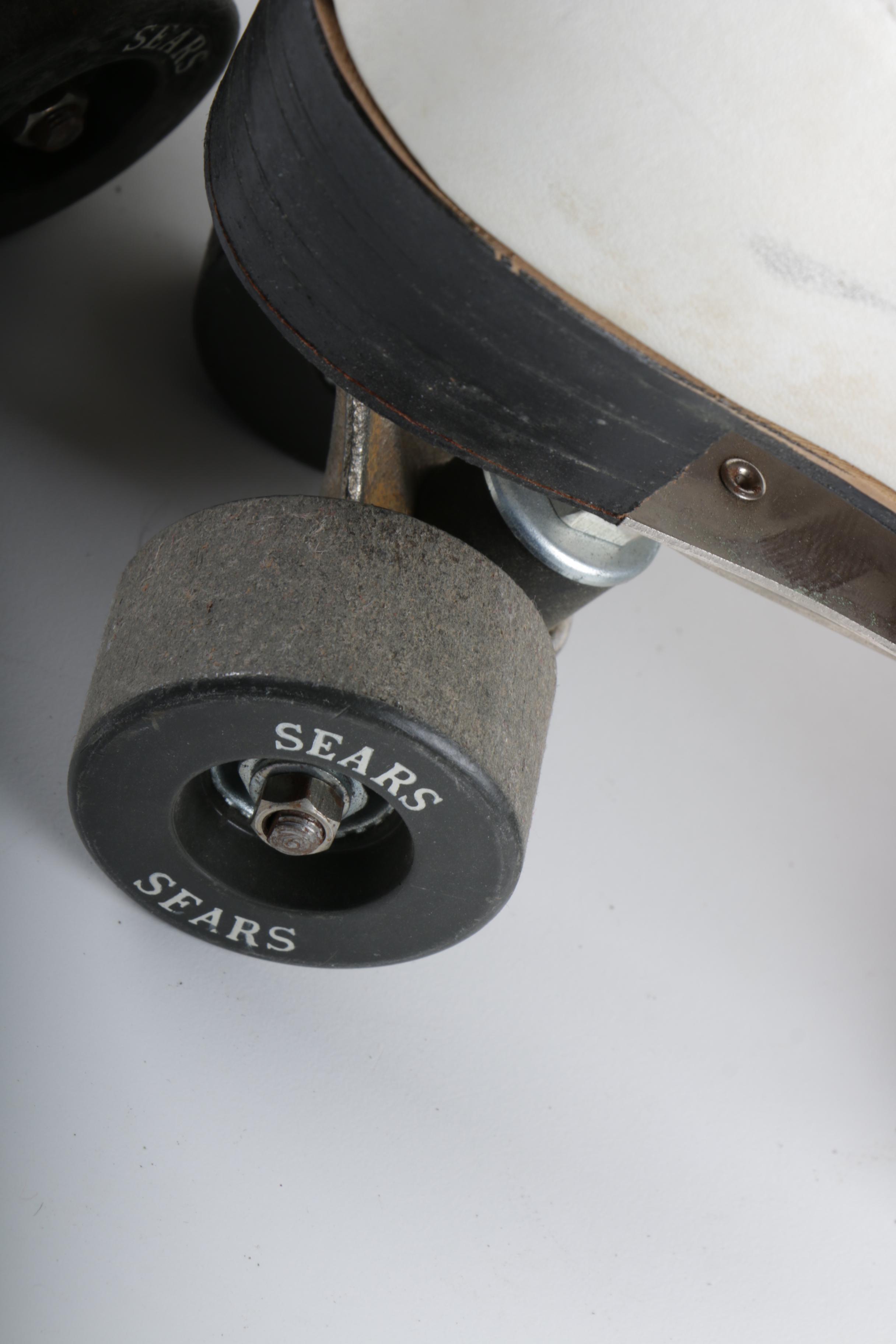 Vintage Sears Women's Roller Skates with Case