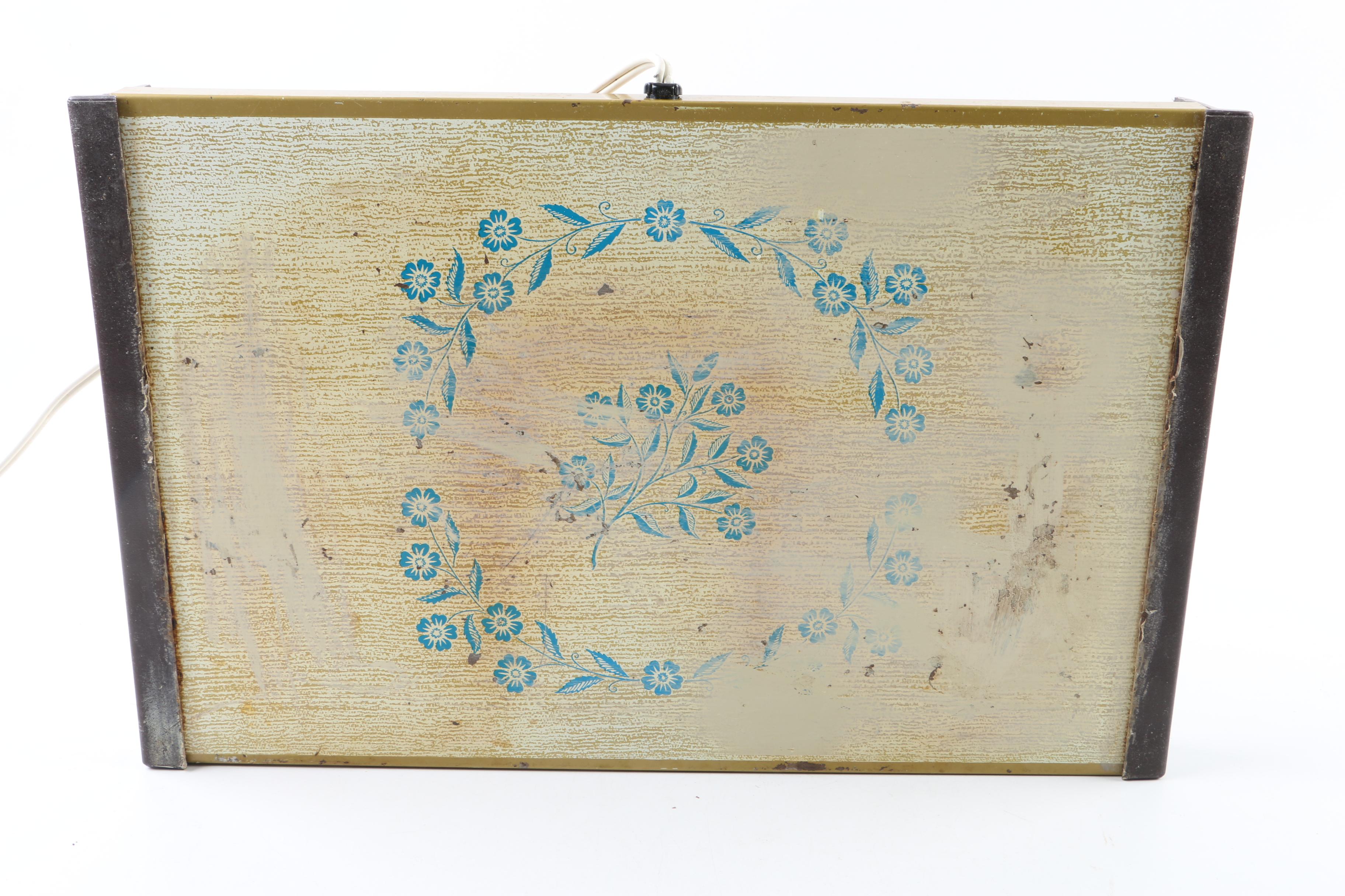 Pair of Vintage CorningWare Blue Cornflower Electric Model 60 Warm-O-Trays