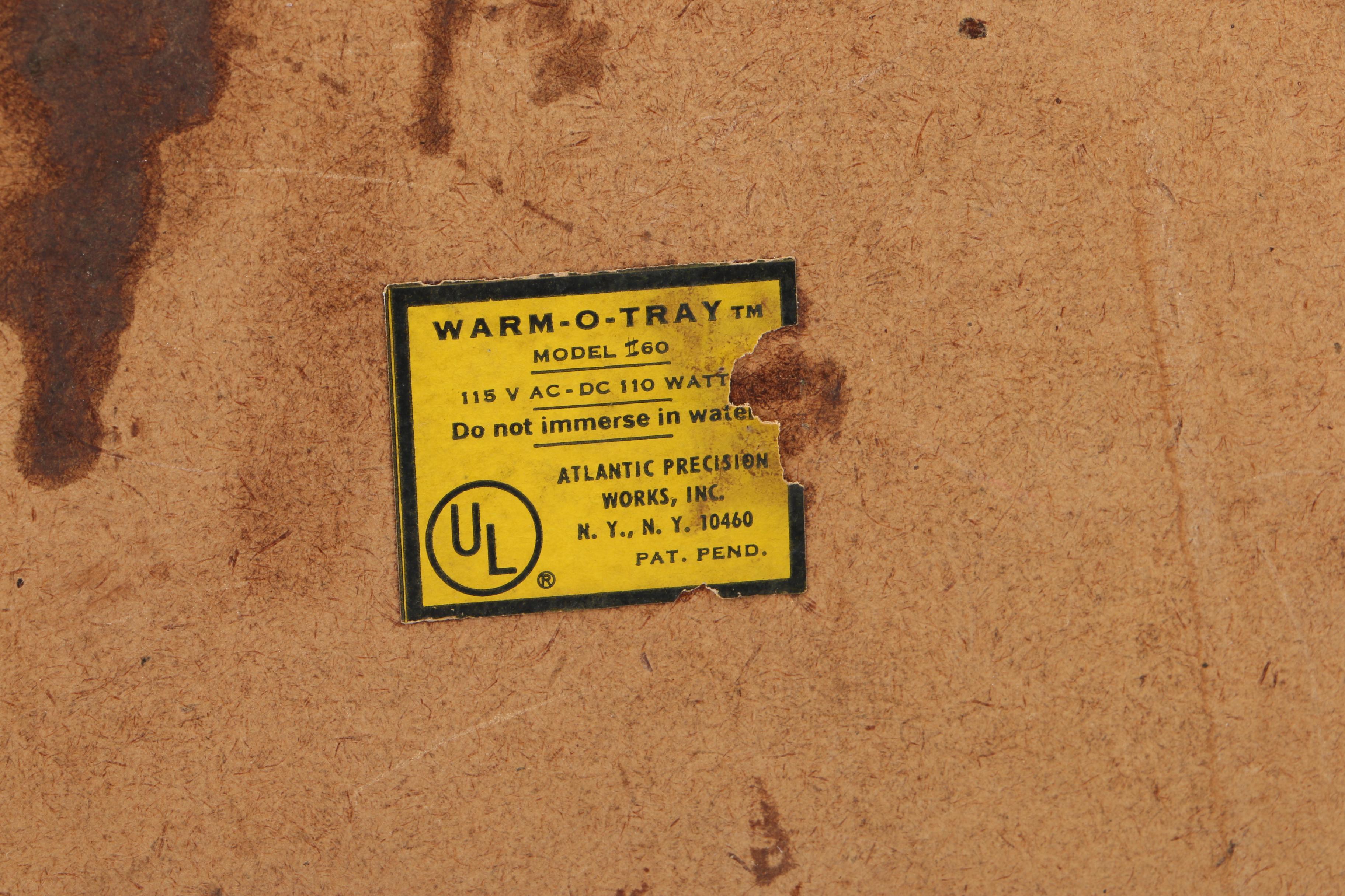 Pair of Vintage CorningWare Blue Cornflower Electric Model 60 Warm-O-Trays