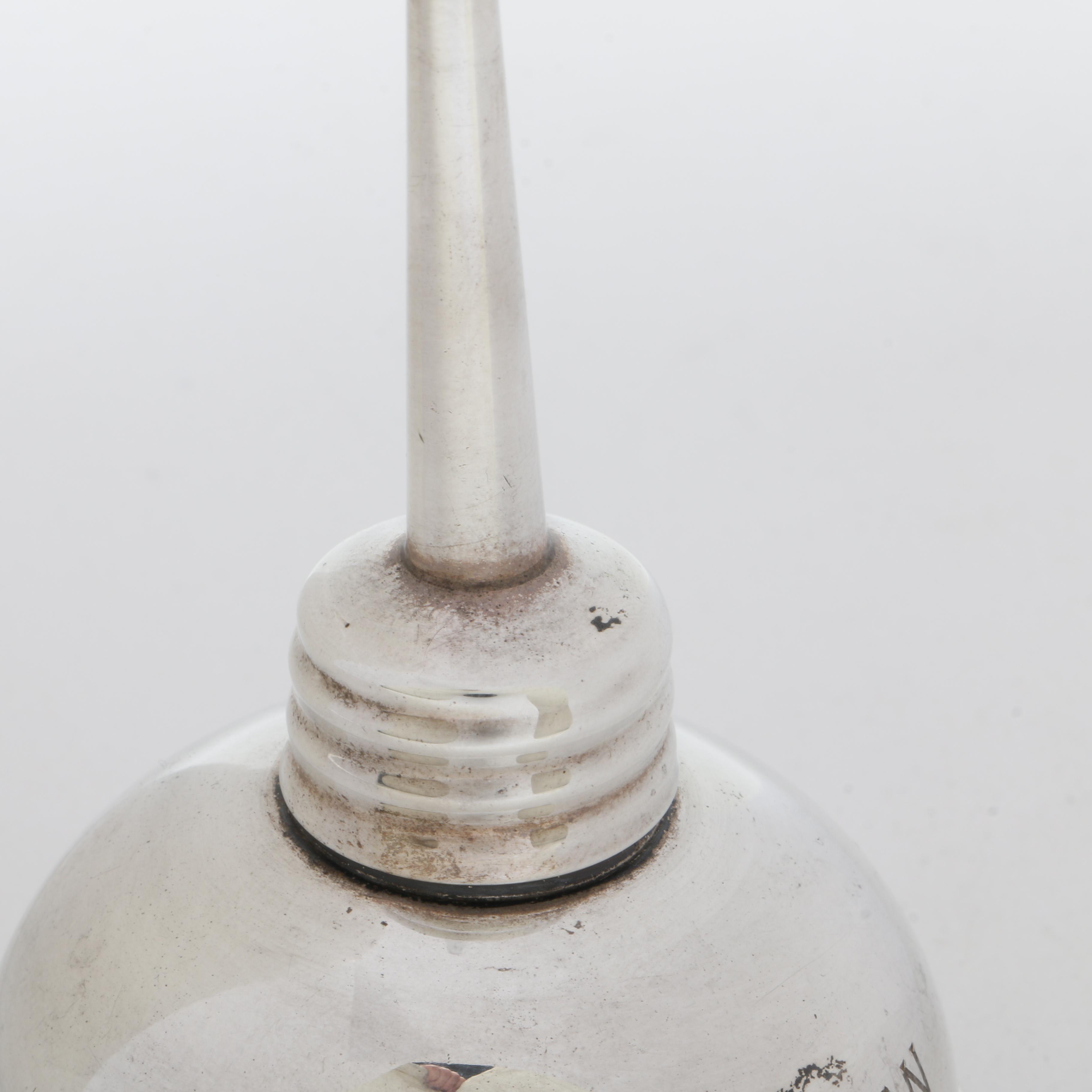 Vintage Tiffany & Co. Sterling Silver Oil Can Vermouth Dispenser