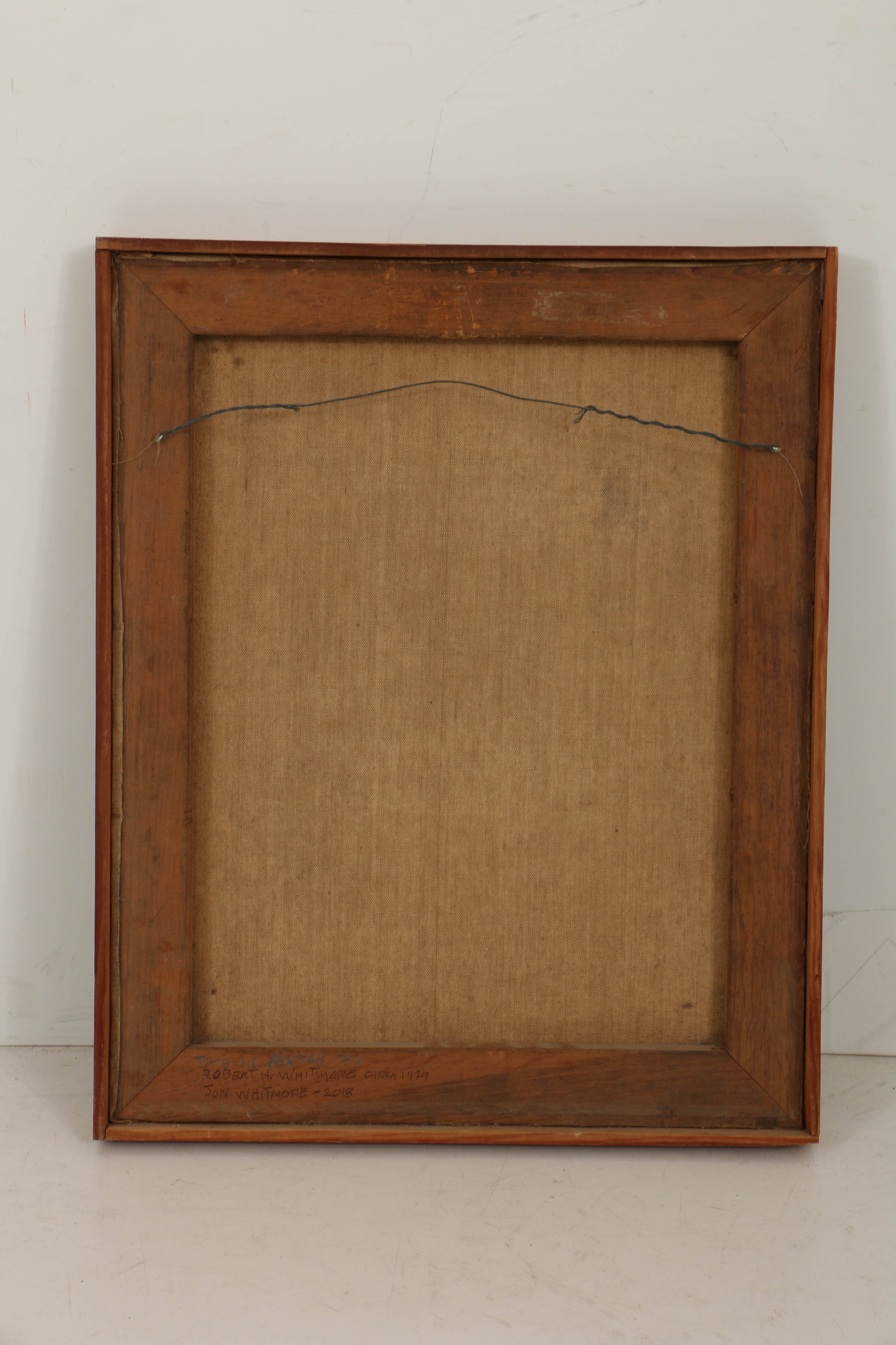 Robert Whitmore Circa 1929 Oil Painting on Canvas Impressionistic Landscape