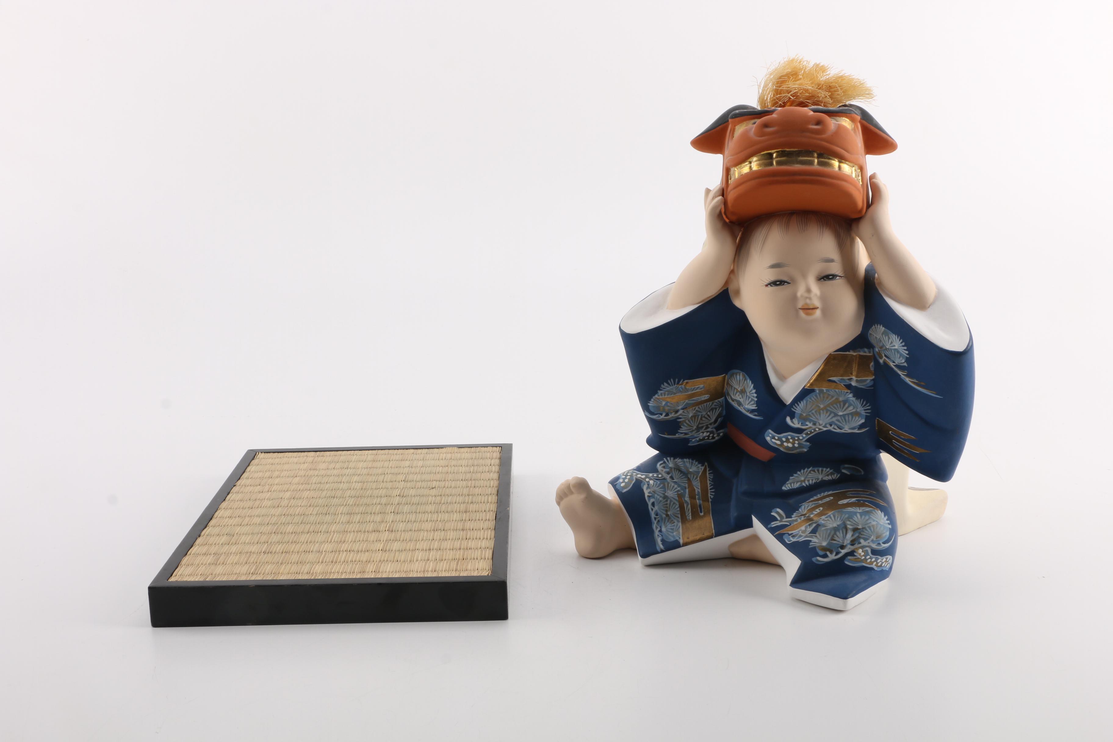 Vintage Japanese Asakusa Figurines