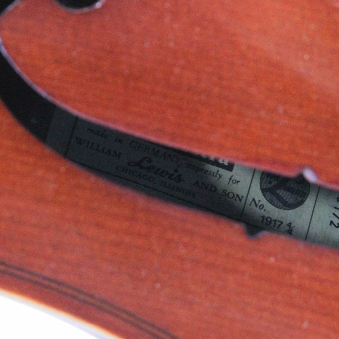 William Lewis & Sons Ton-Klar "The Orchestra" 4/4 Cello