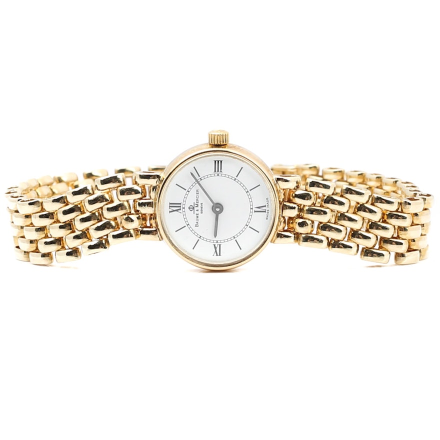 14K Yellow Gold Baume & Mercier Wristwatch