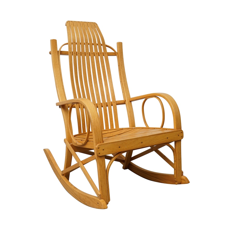 Amish Bentwood Hickory Rocking Chair
