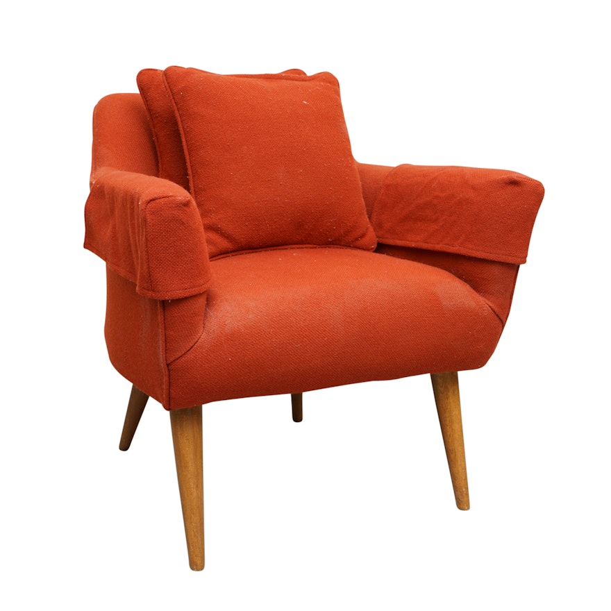 Mid Century Modern Upholstered Armchair