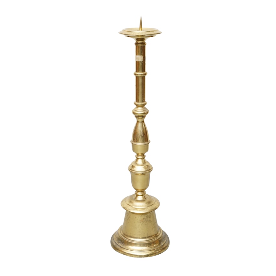 Brass Floor Candle Stand