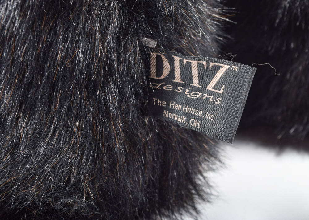 Standing Plush Bear by DITZ Designs