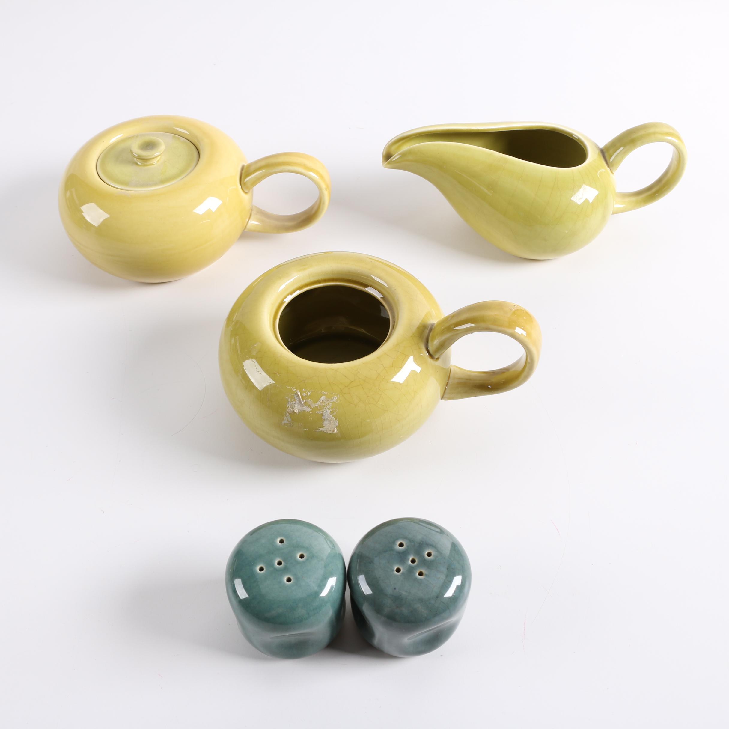 Steubenville Russel Wright "Chartreuse" and "Green" Dinnerware, Circa 1939-1959