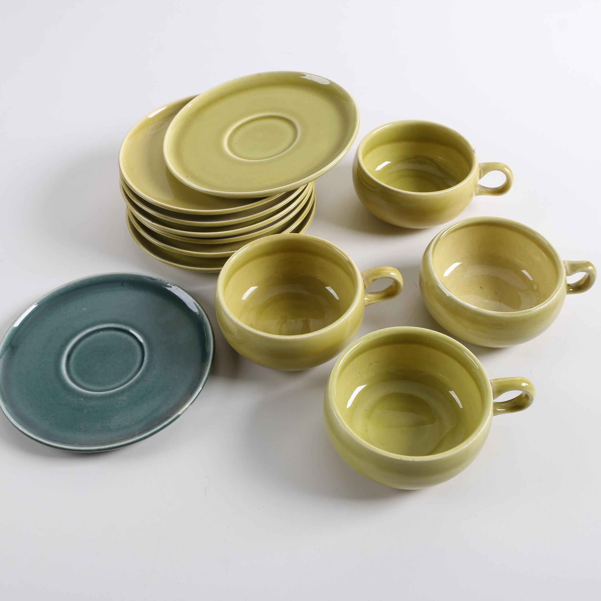 Steubenville Russel Wright "Chartreuse" and "Green" Dinnerware, Circa 1939-1959