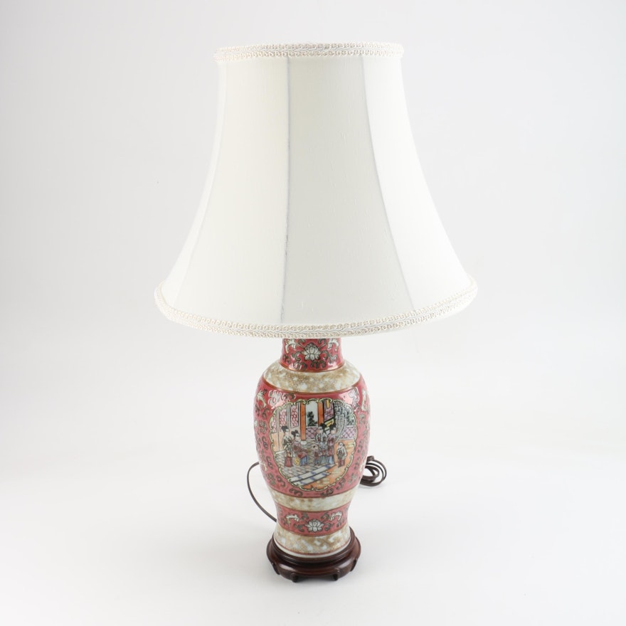 Chinese Ceramic Table Lamp