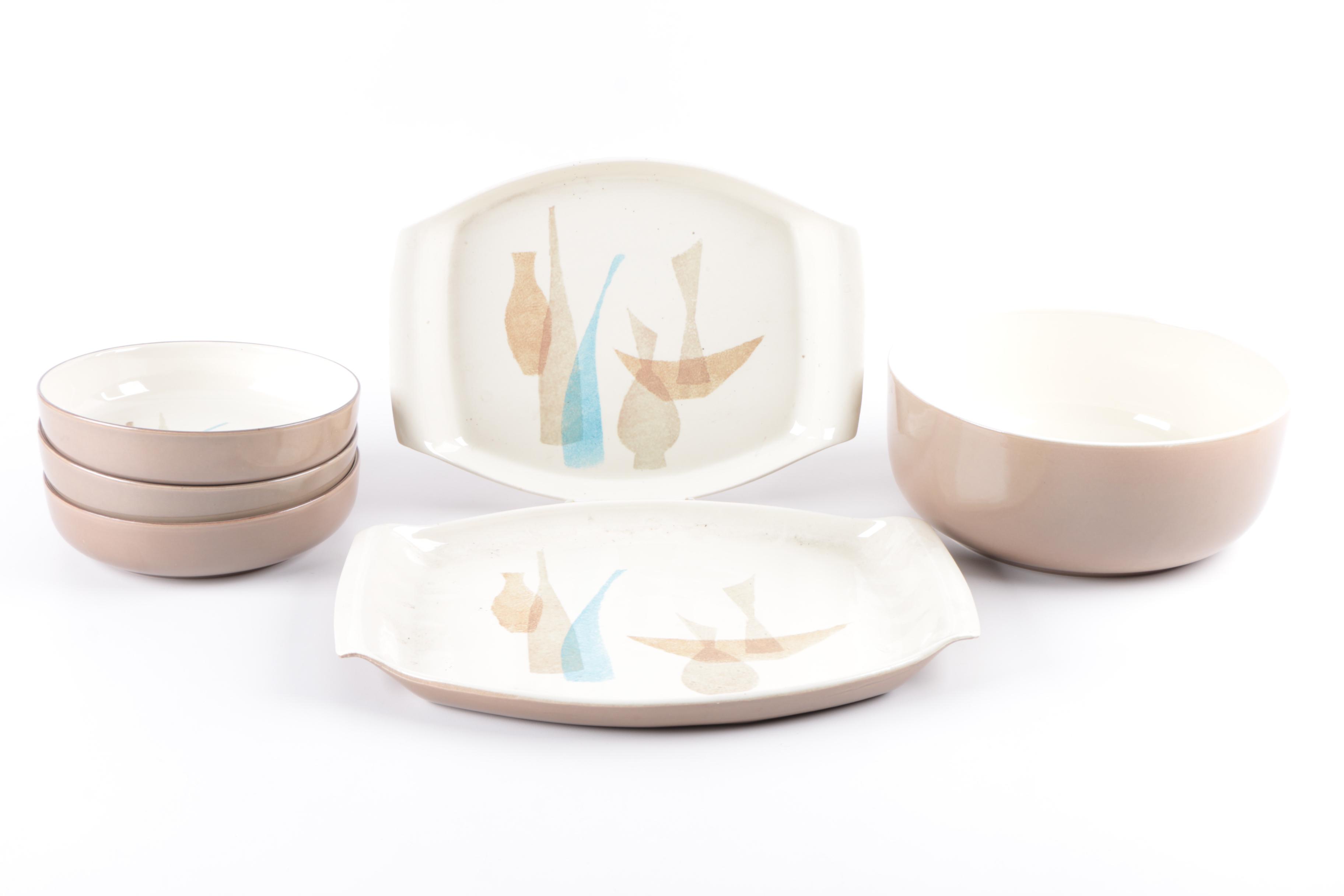 Red Wing "Pompeii" Dinnerware, Circa 1962-1963