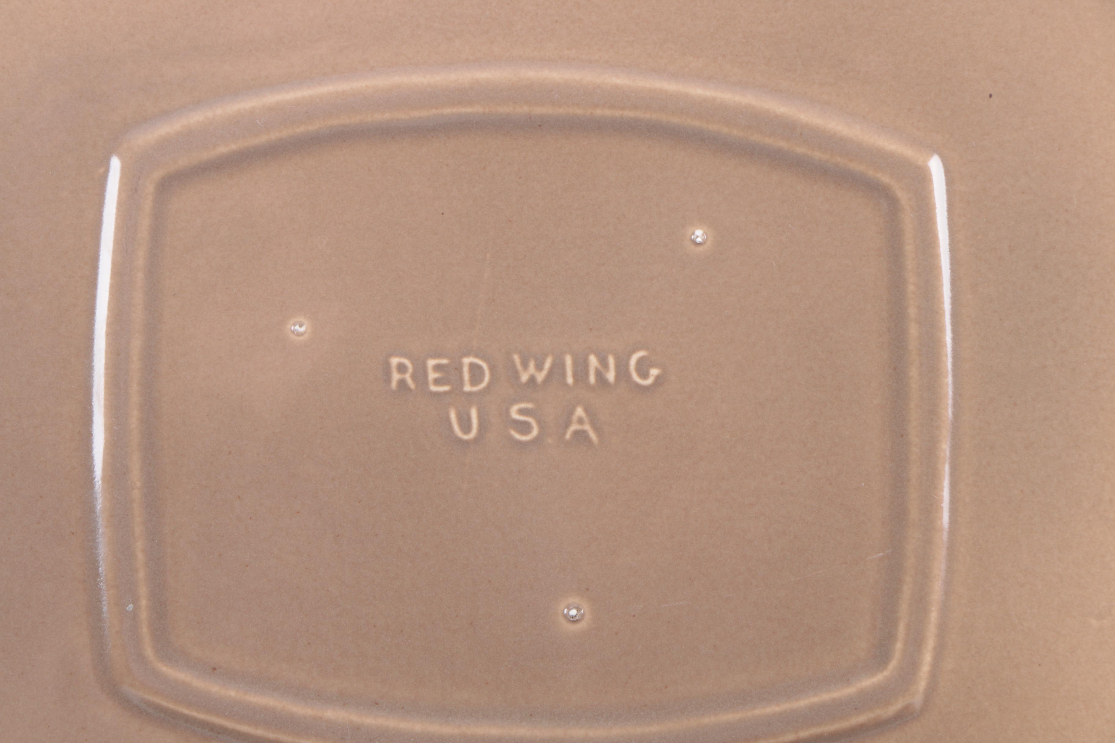 Red Wing "Pompeii" Dinnerware, Circa 1962-1963