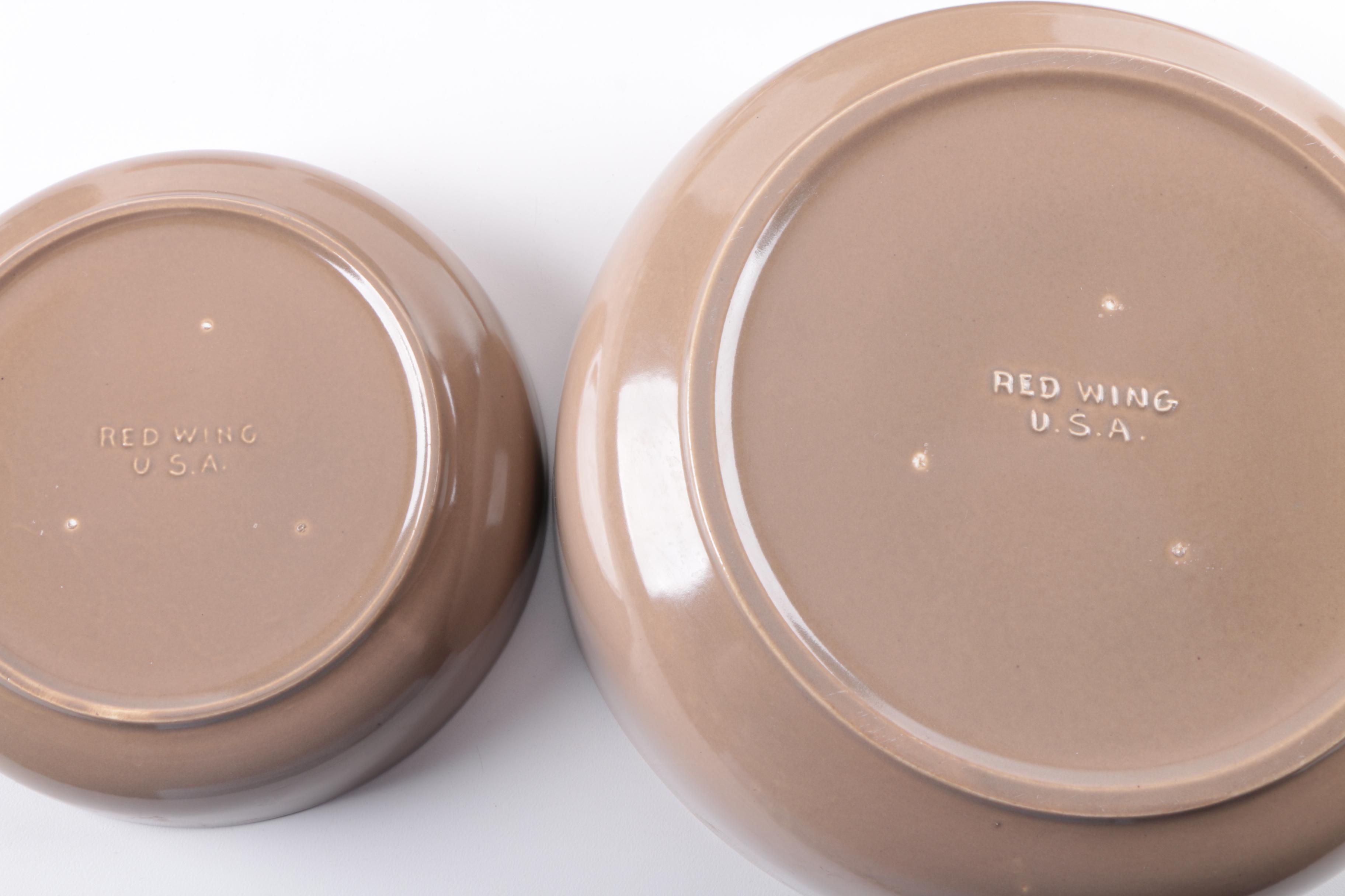 Red Wing "Pompeii" Dinnerware, Circa 1962-1963