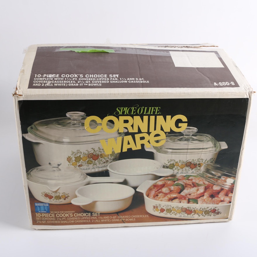 Corning Ware "Spice O' Life" Serveware