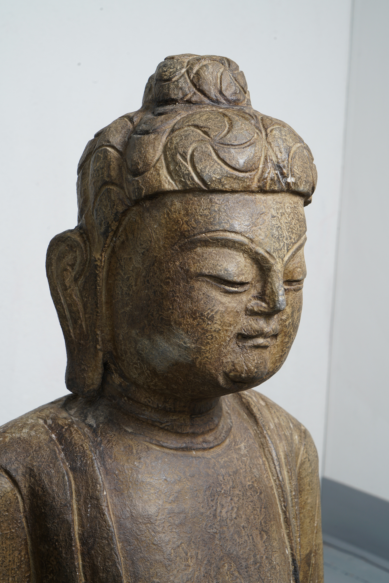 Chinese Stone Buddha Sculpture
