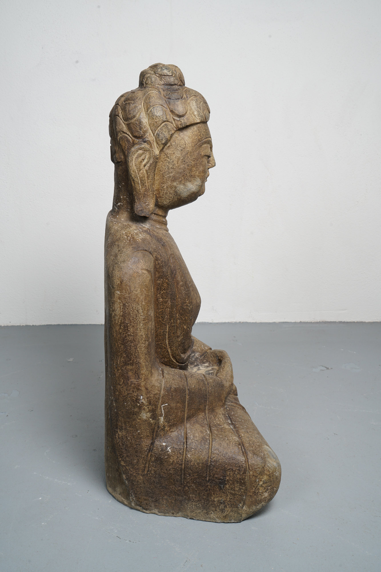 Chinese Stone Buddha Sculpture