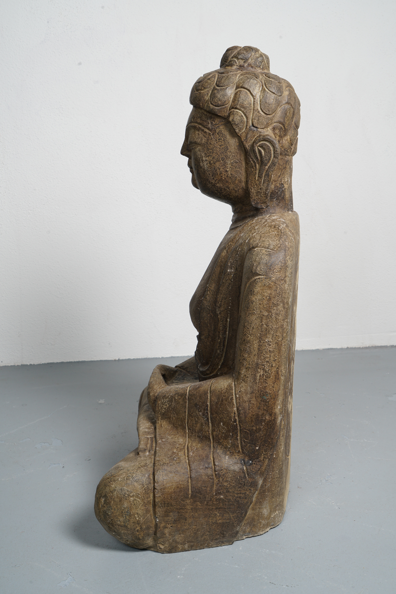 Chinese Stone Buddha Sculpture