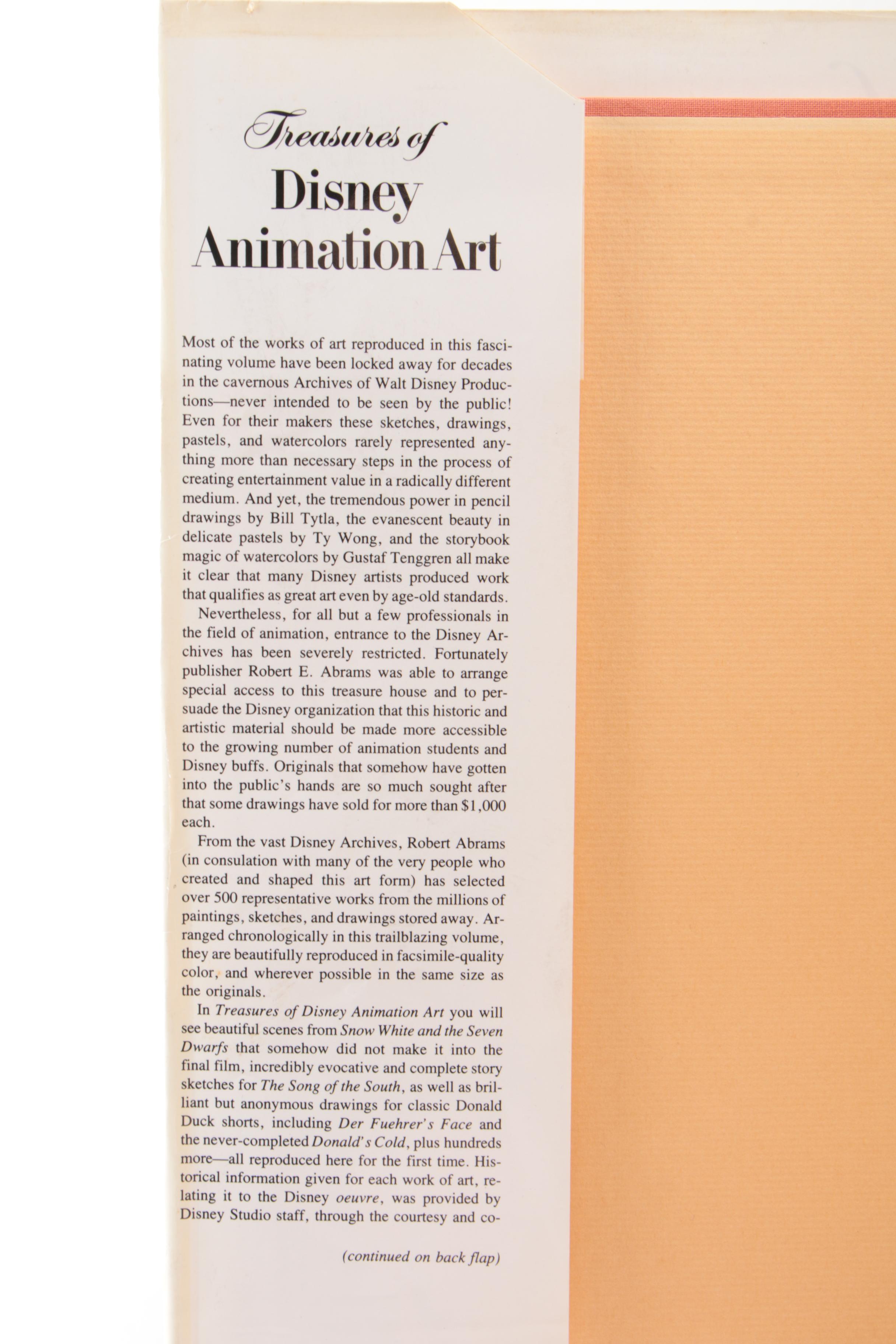 1982 "Treasures of Disney Animation Art"
