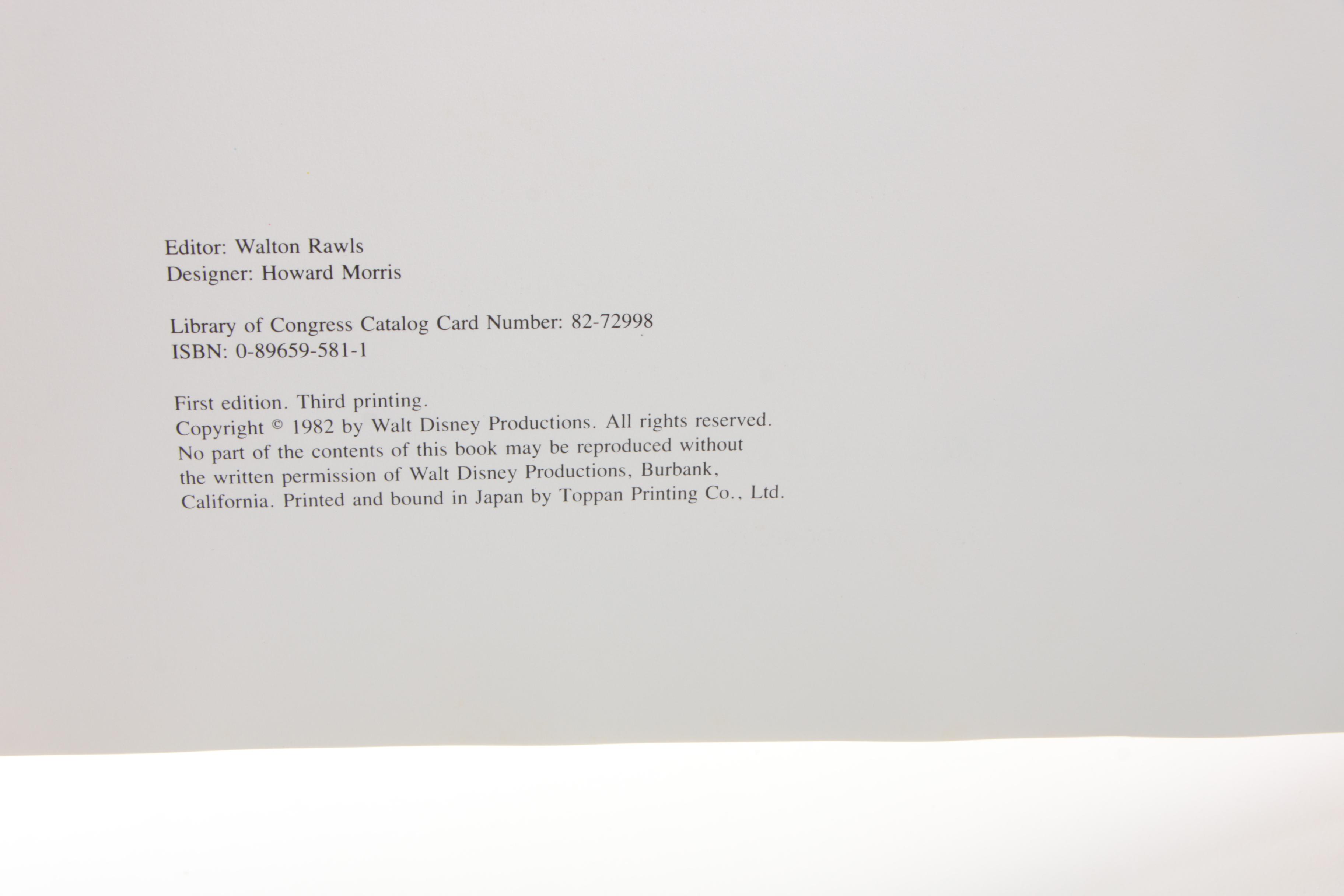 1982 "Treasures of Disney Animation Art"