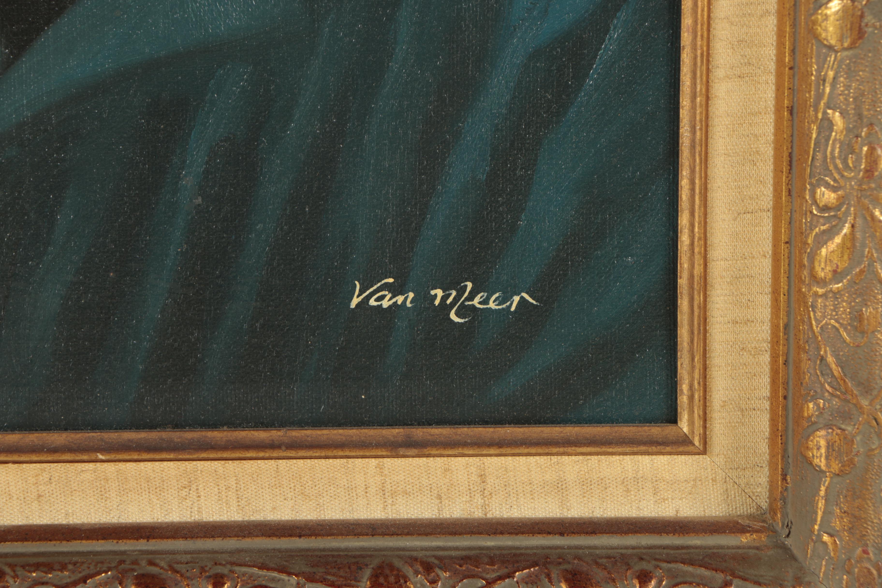 Van Meer Vintage Oil Painting