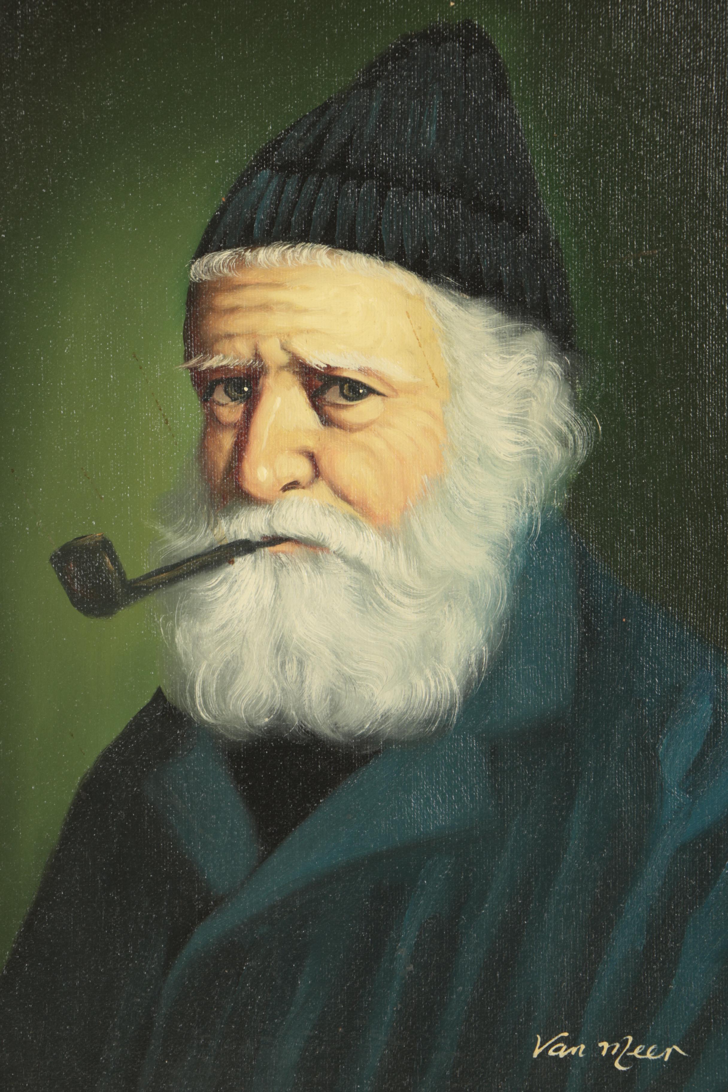 Van Meer Vintage Oil Painting