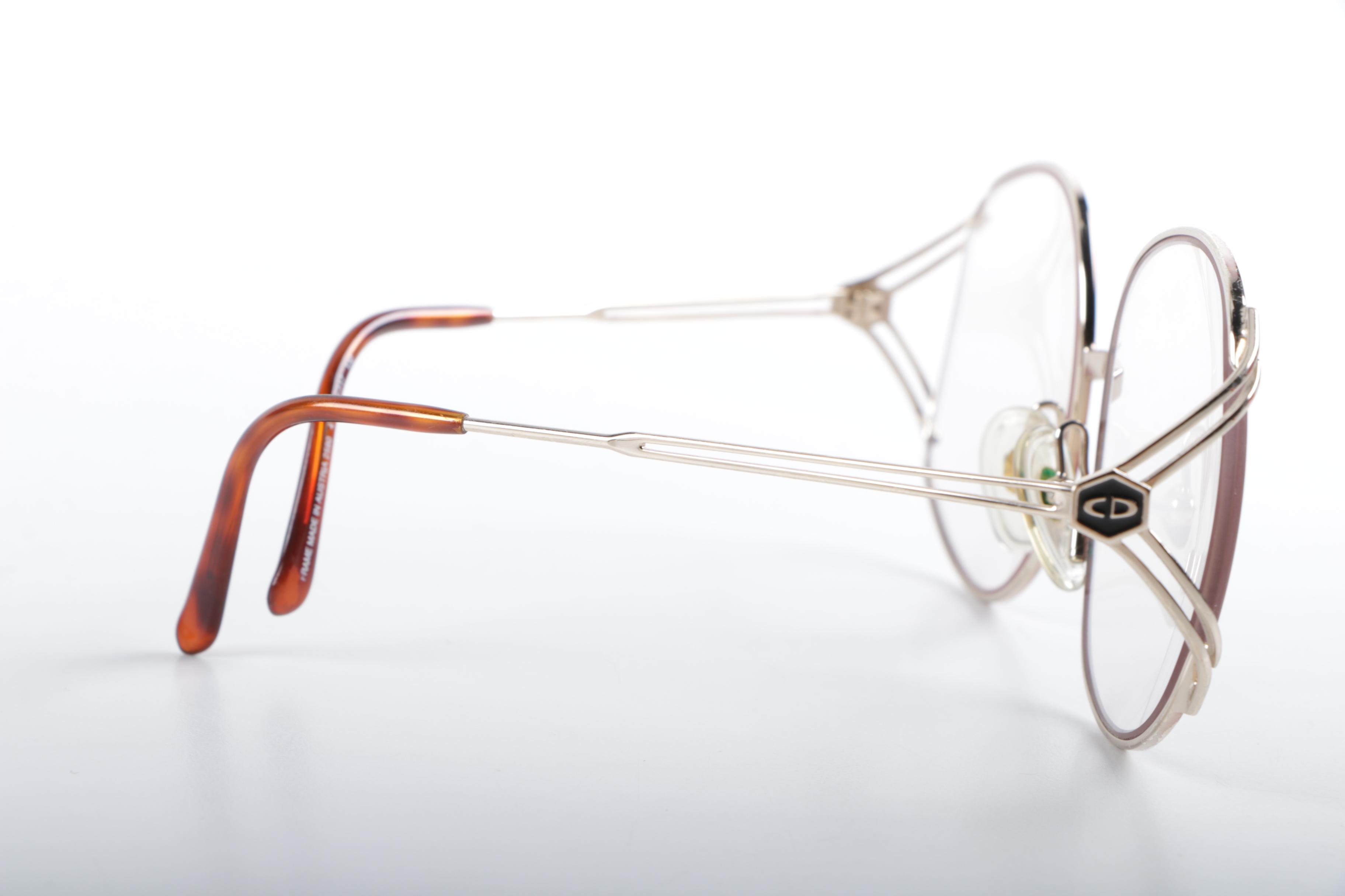 1980s Vintage Christian Dior Eyeglasses, Made in Austria