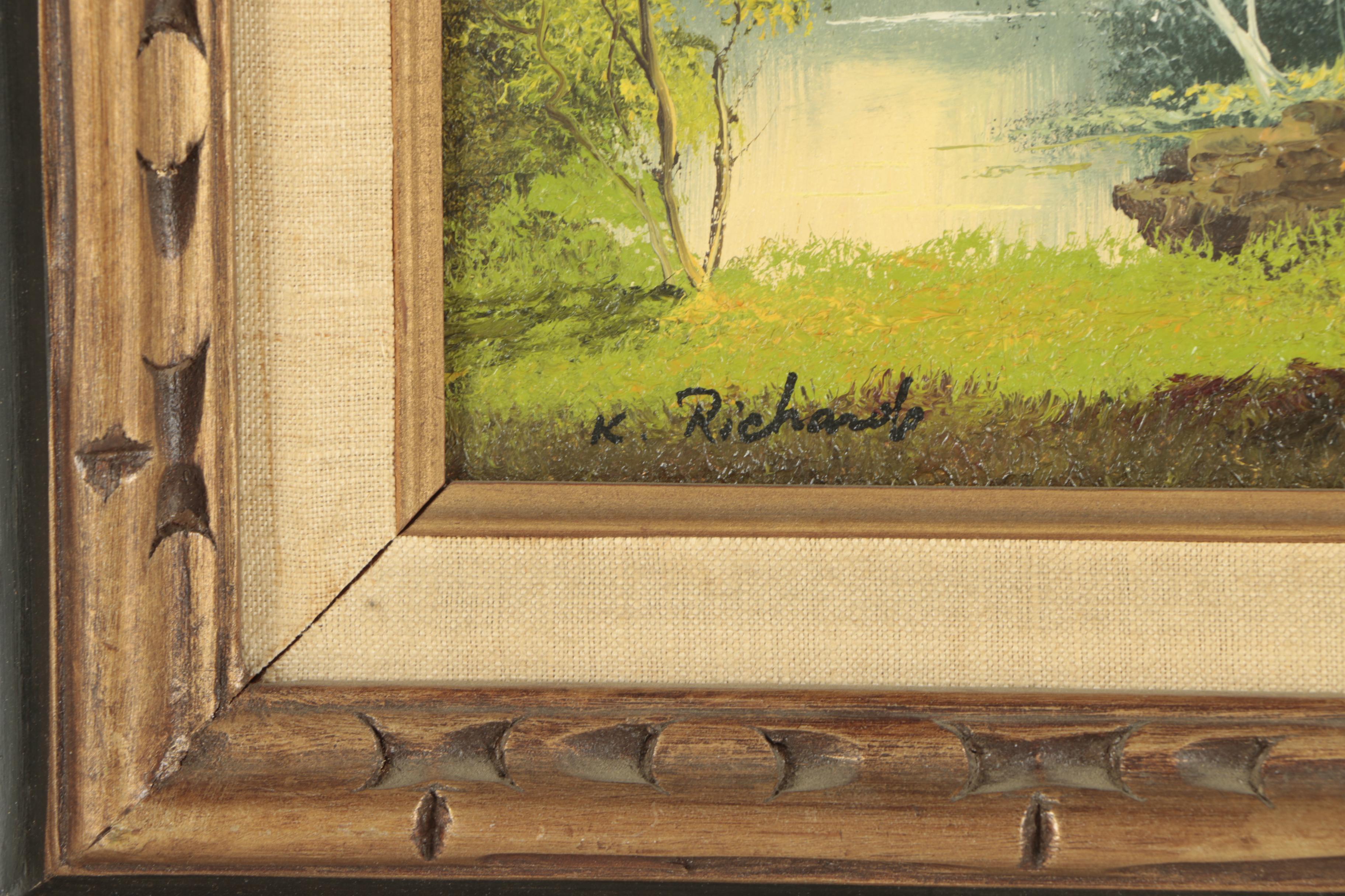 K. Richards Oil Painting