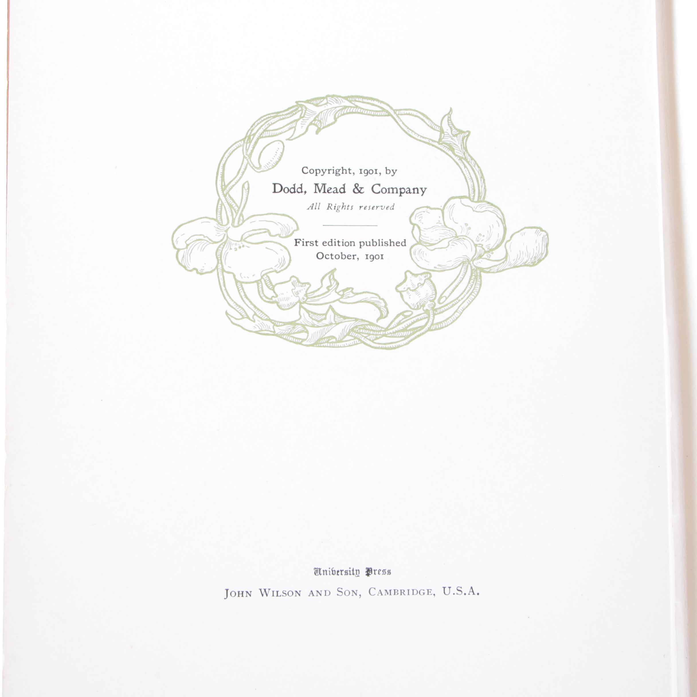 1901 First Edition "Candle-Lightin' Time" by Paul Laurence Dunbar