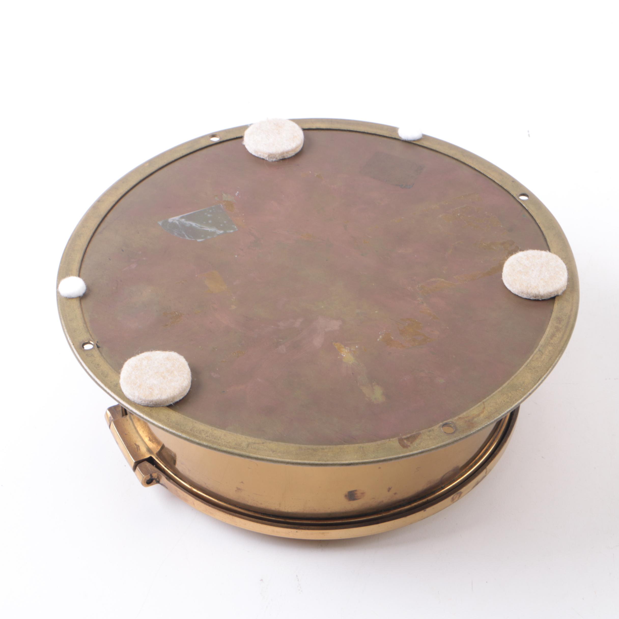 Antique J W Ray & Sons Sestrel Ships Clock